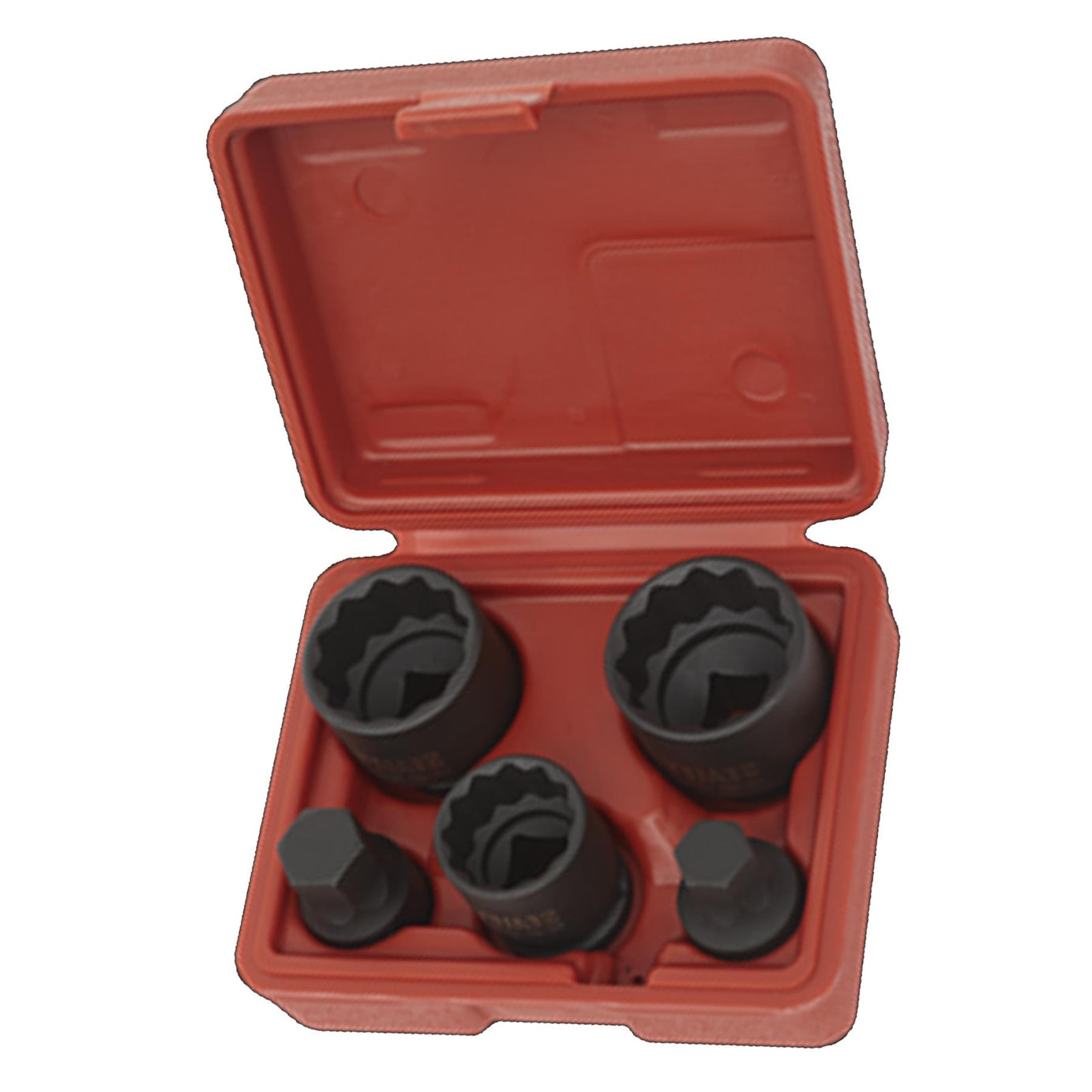 Sealey Impact Hub Socket & Socket Bit Set 5pc 12-Point 1/2"Sq Drive