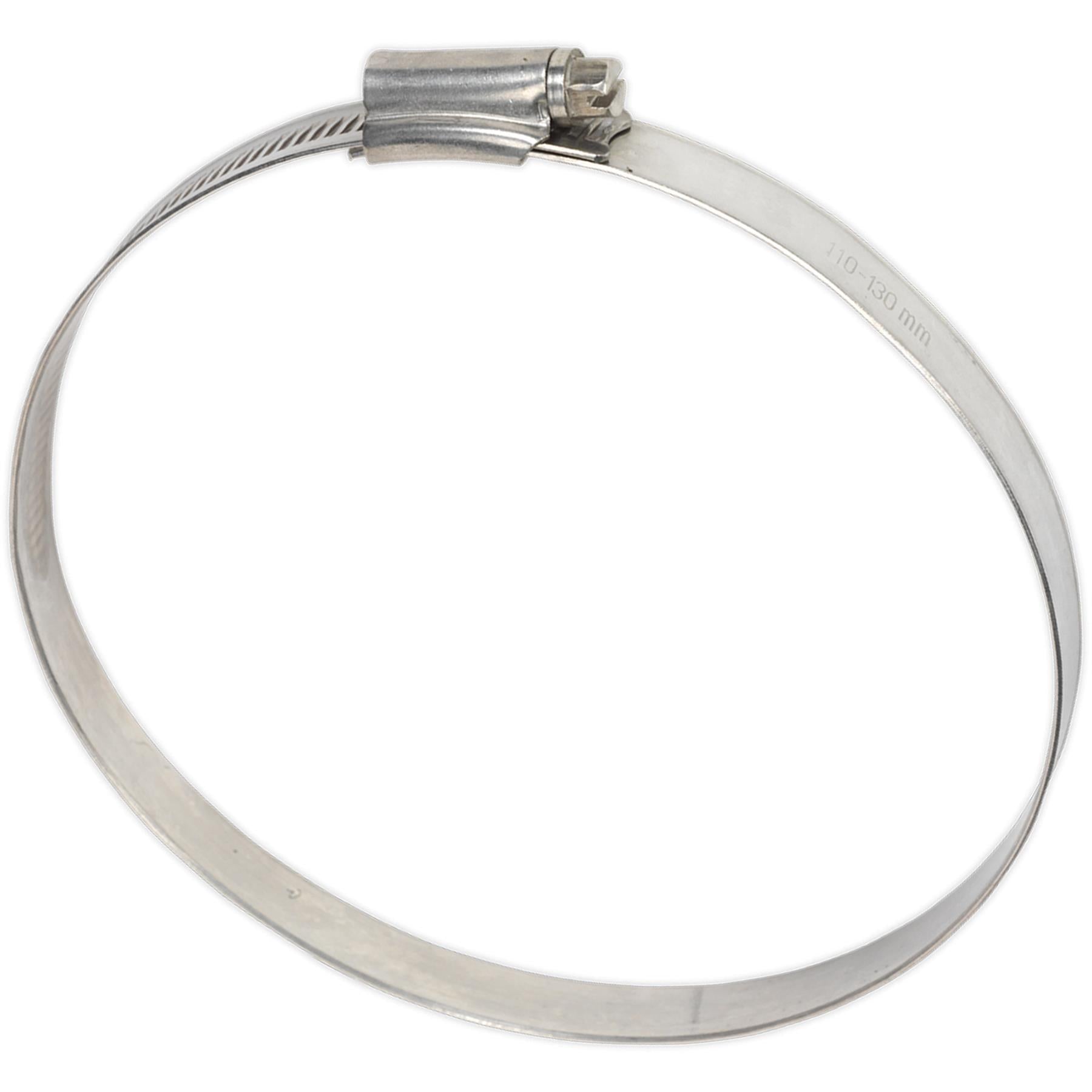 Sealey Hose Clip Stainless Steel 110-130mm Pack of 5