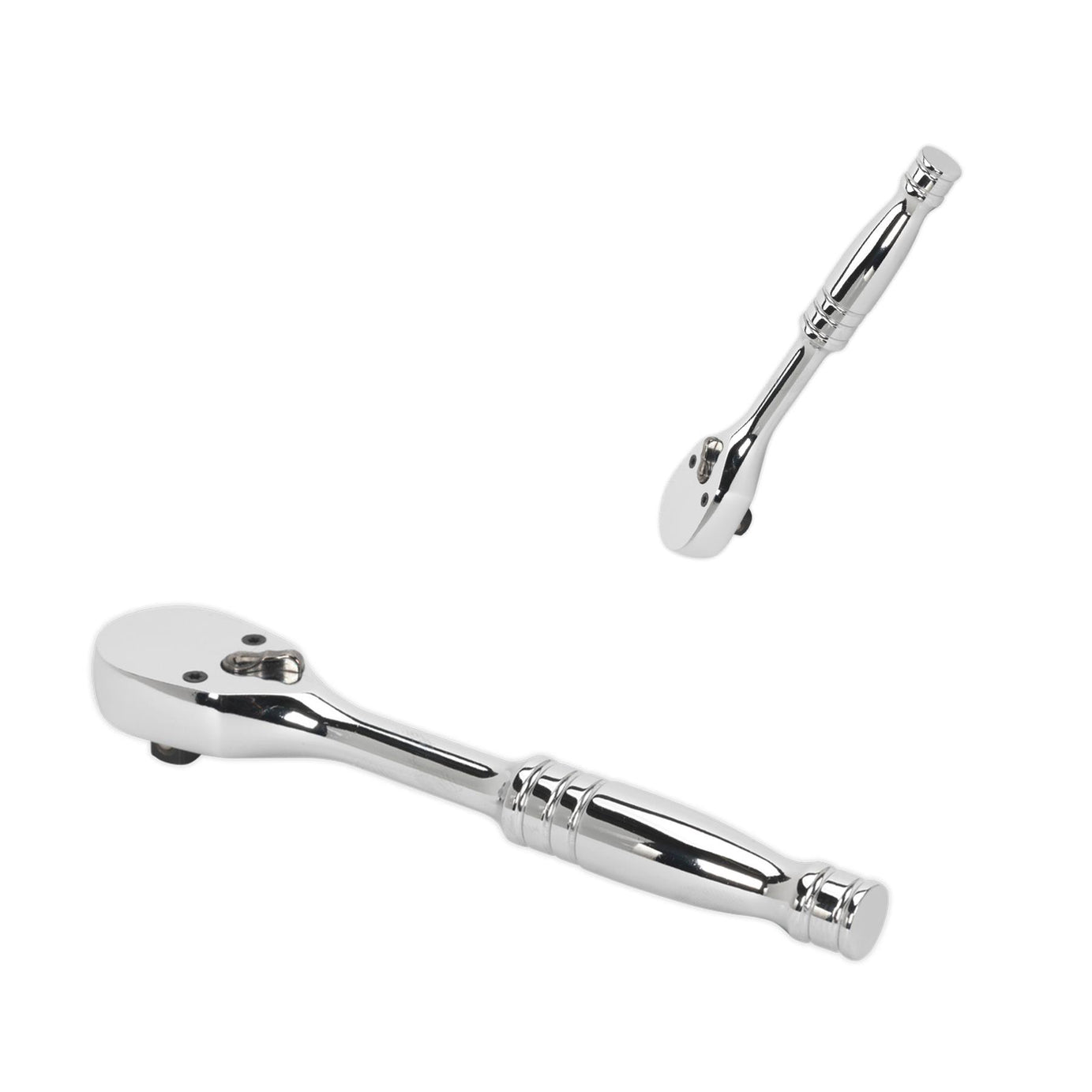 Sealey Ratchet Wrench 1/4"Sq Drive Dust-Free Pear-Head Flip Reverse
