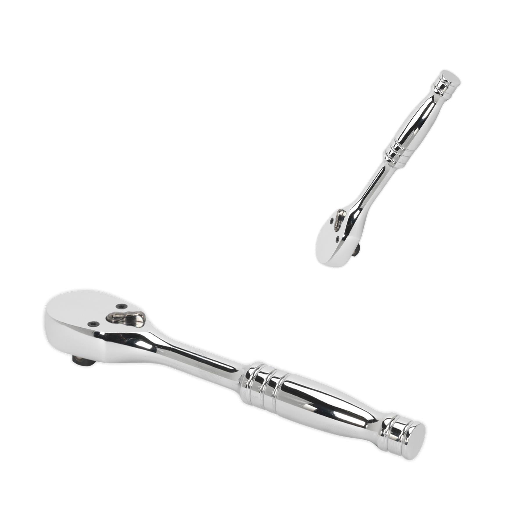 Sealey Ratchet Wrench 1/4"Sq Drive Dust-Free Pear-Head Flip Reverse