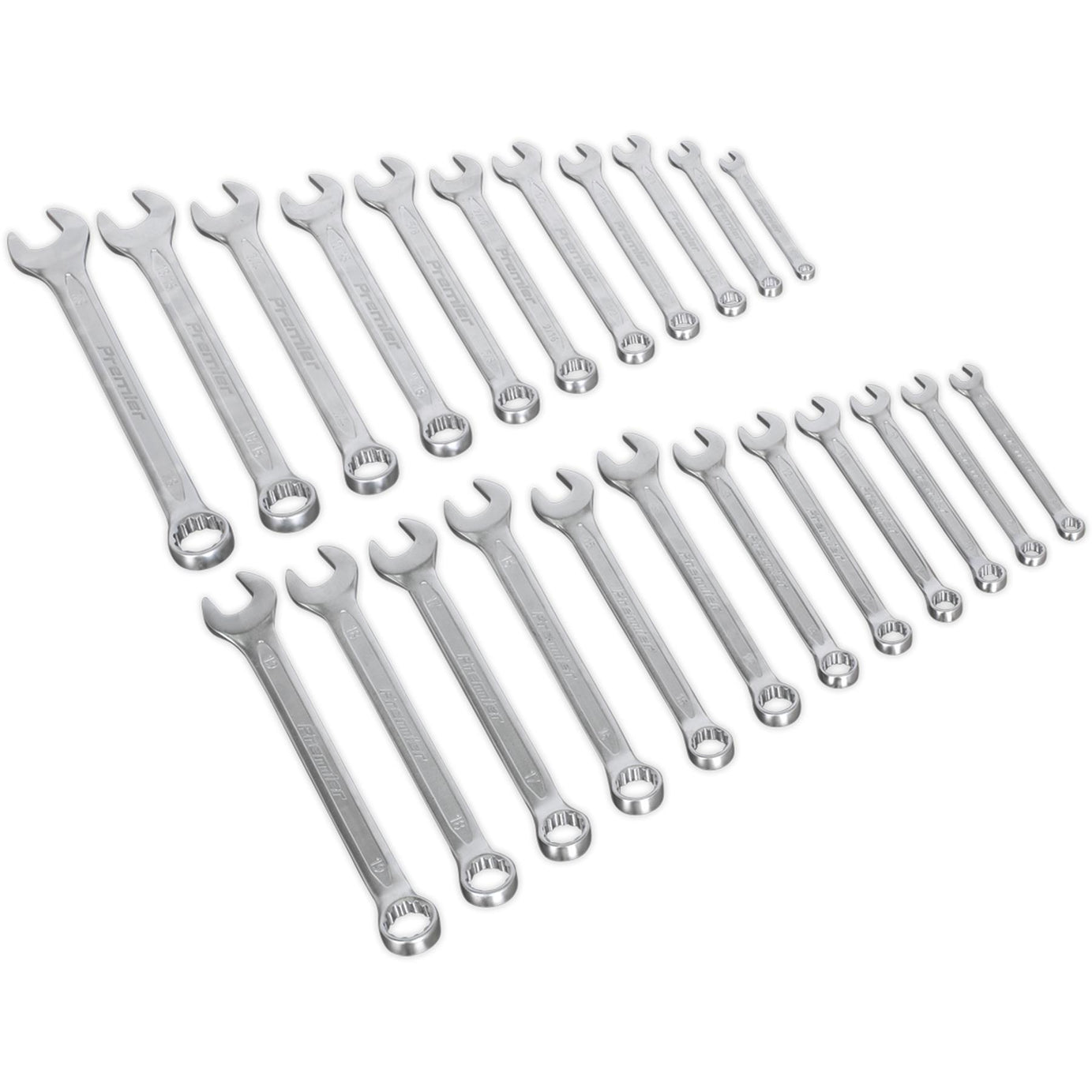 Sealey Combination Spanner Set 23pc Metric/Imperial