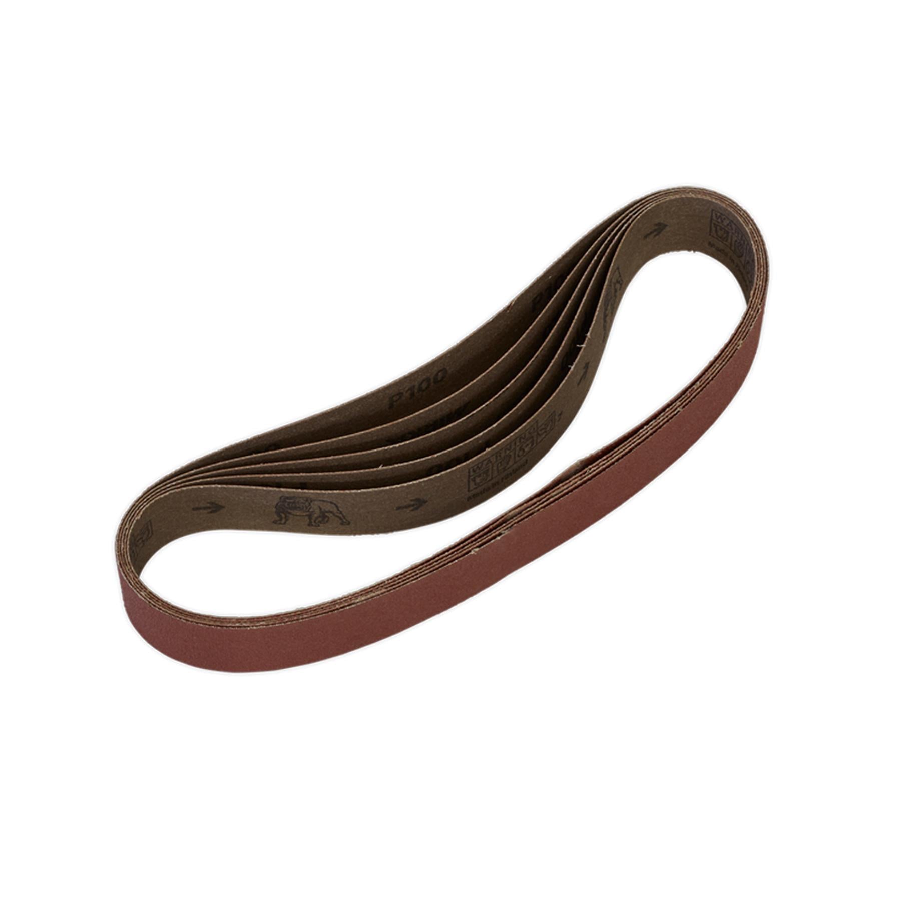 Sealey Sanding Belt 30 x 540mm 100Grit Pack of 5