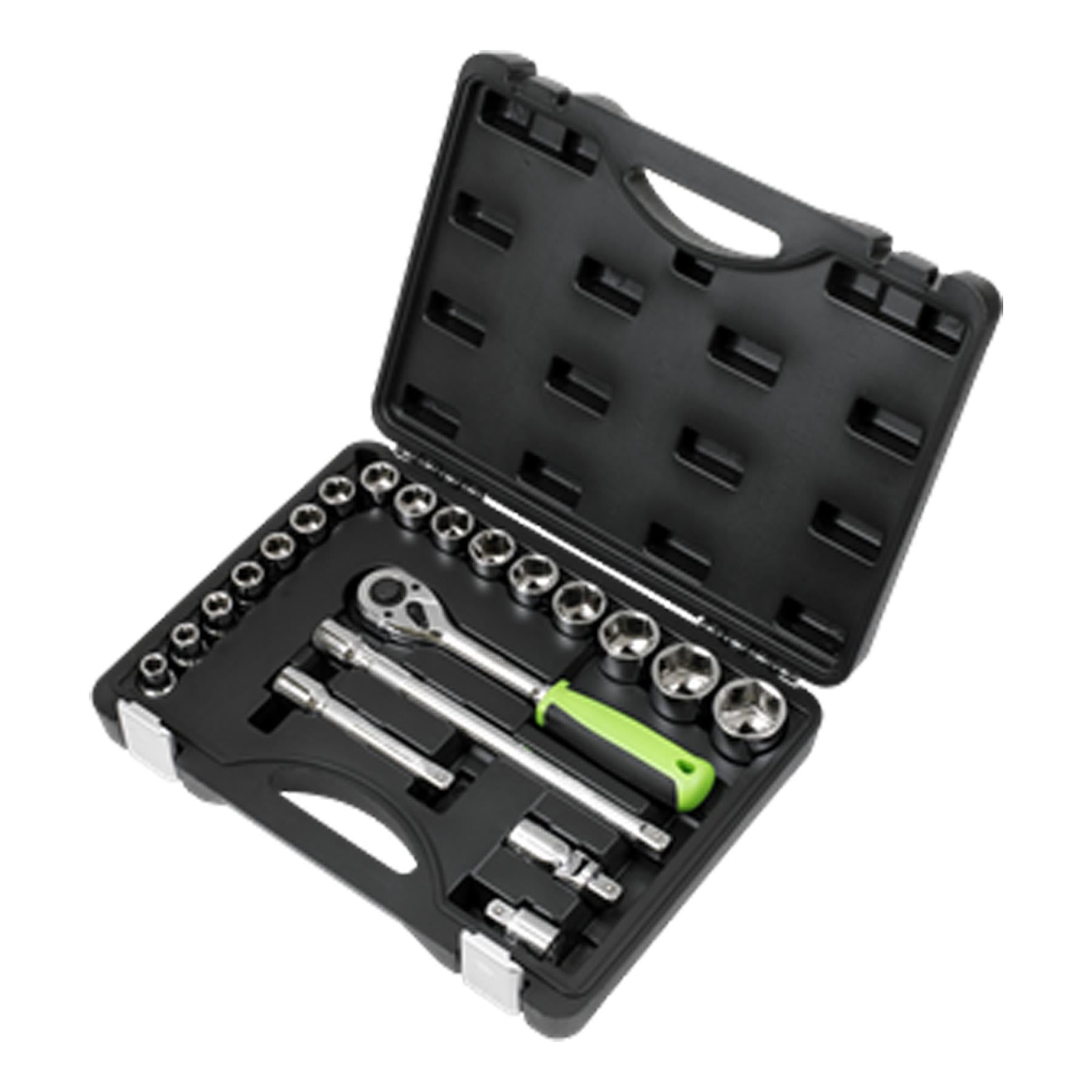 Sealey Socket Set 21pc 1/2"Sq Drive Metric
