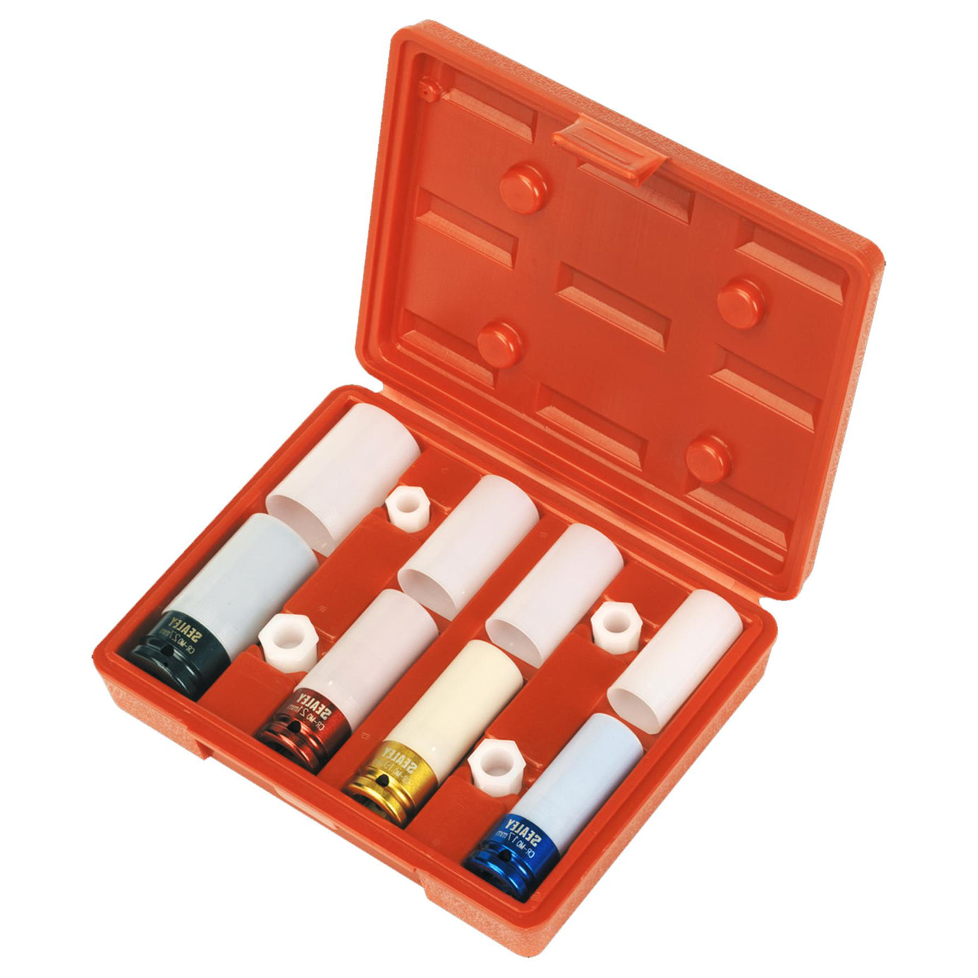 Alloy Wheel Impact Socket Set 4pc 1/2"Sq Drive Sealey