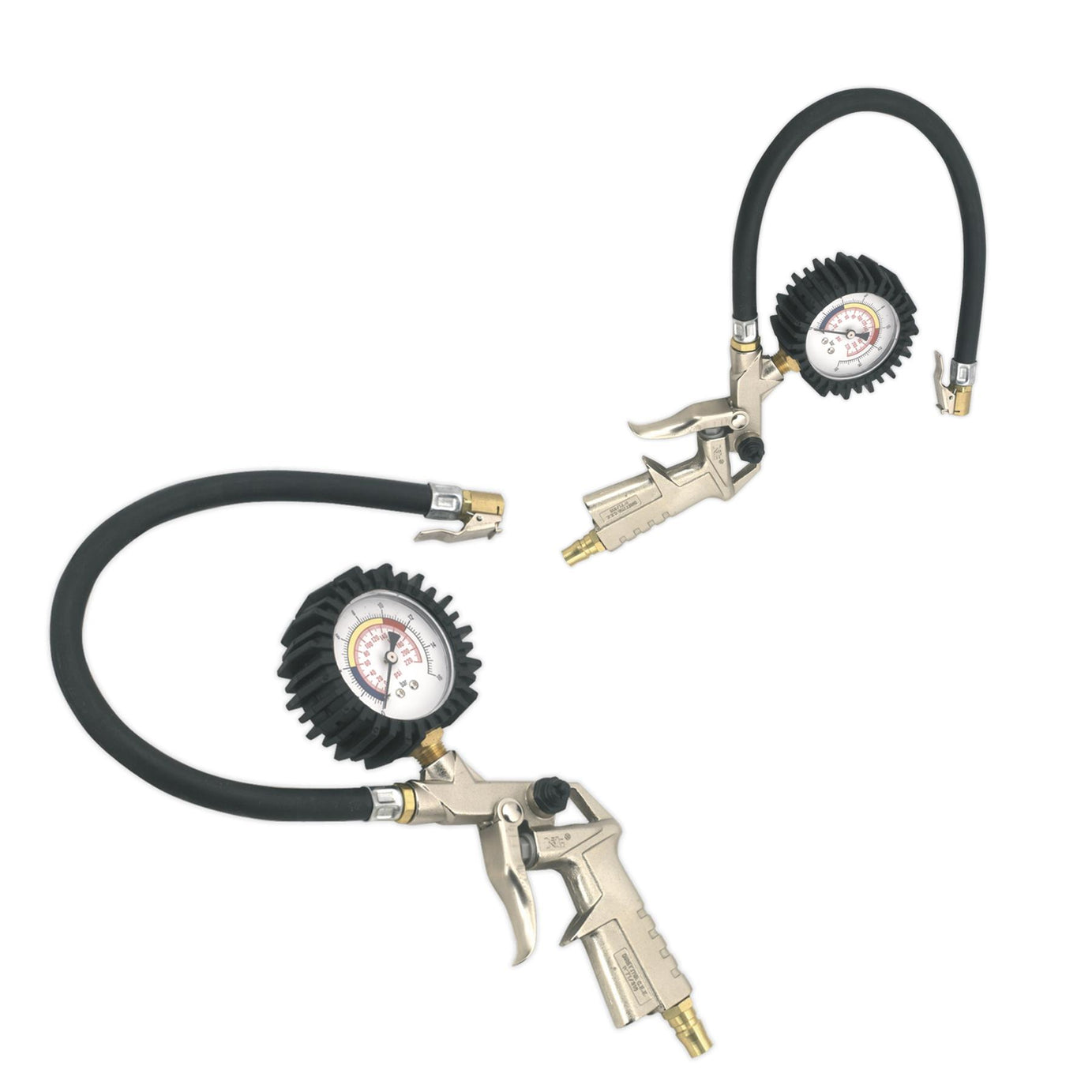Sealey Tyre Inflator with Clip-On Connector