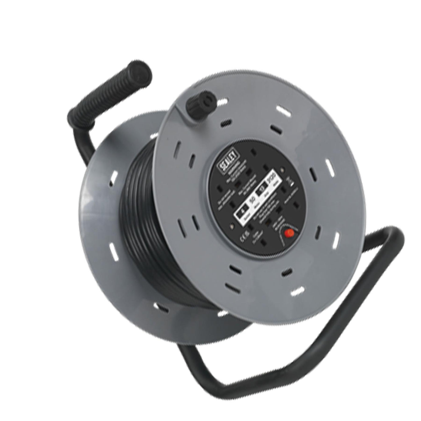 Sealey Cable Reel 50m 4 x 230V 1.25mm Thermal Trip