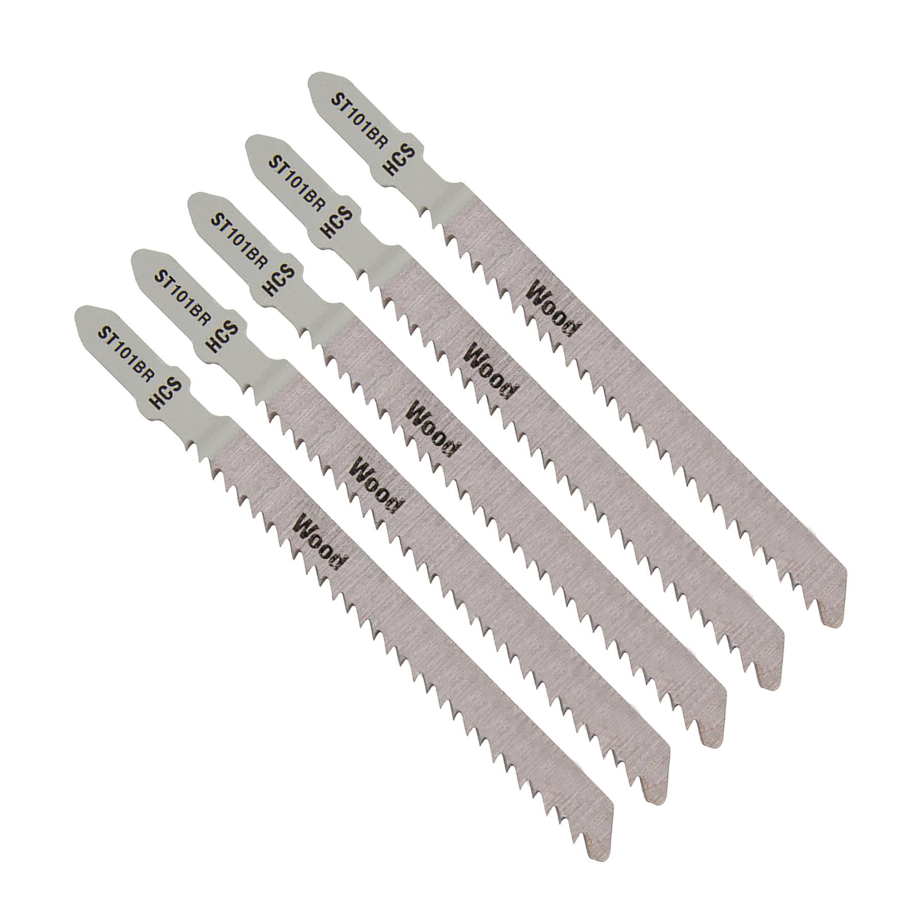 5 X Jigsaw Blade Blades Wood Cutting Softwood Pipes Profiles DIY St101Br