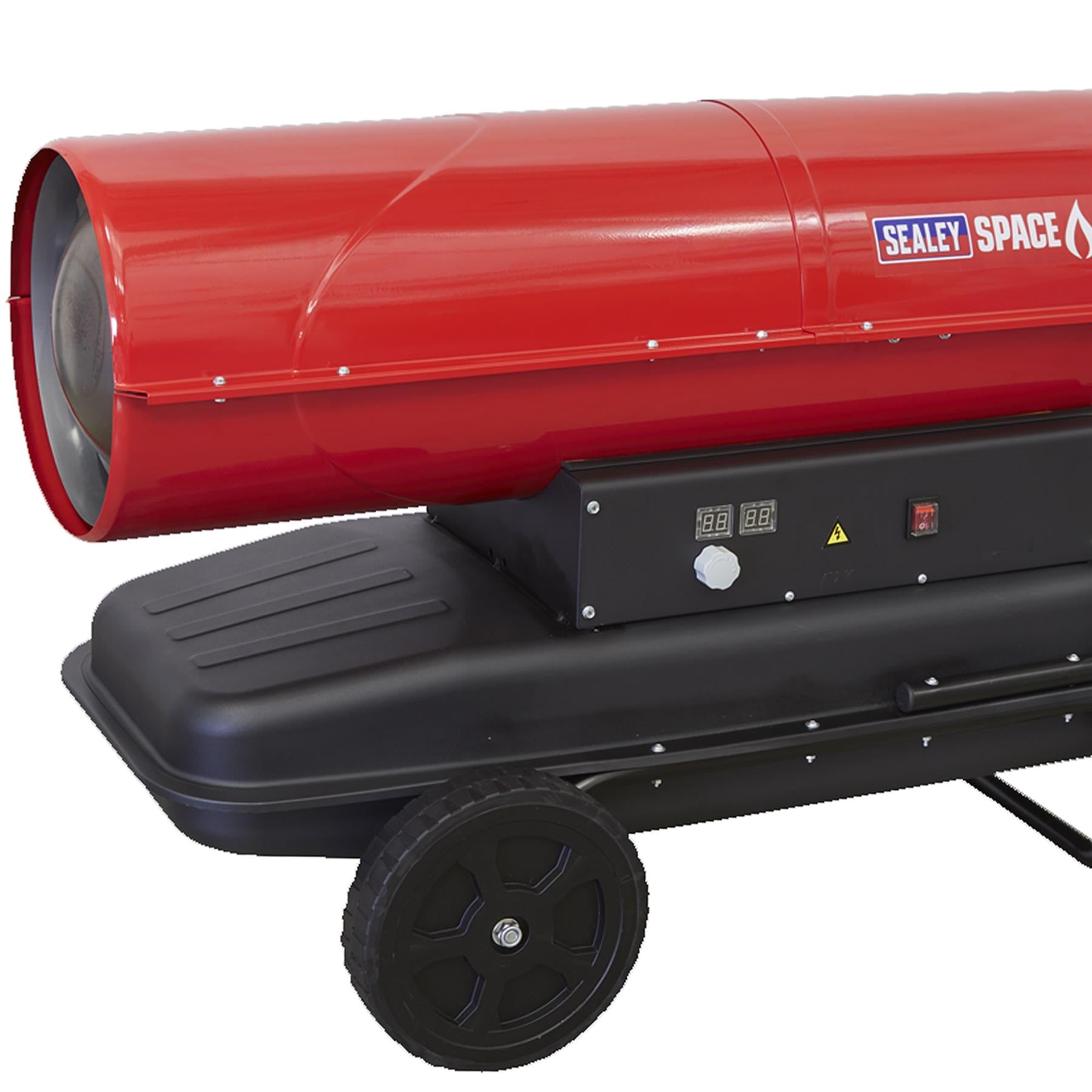 Space Warmer Kerosene/Diesel Heater Sealey 340,000BTU/HR With Wheels