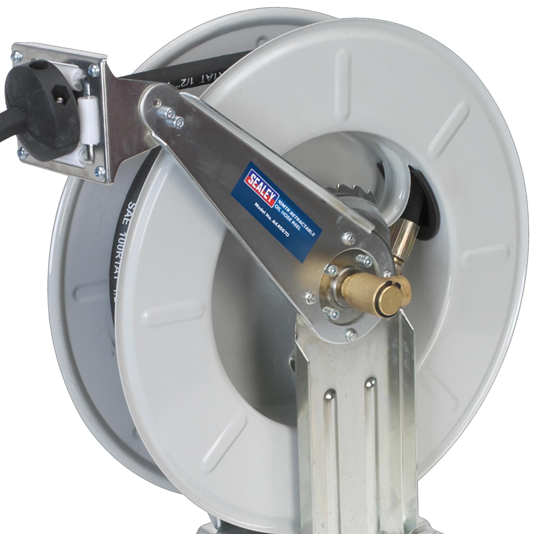 Sealey Oil Hose Reel Retractable 10m