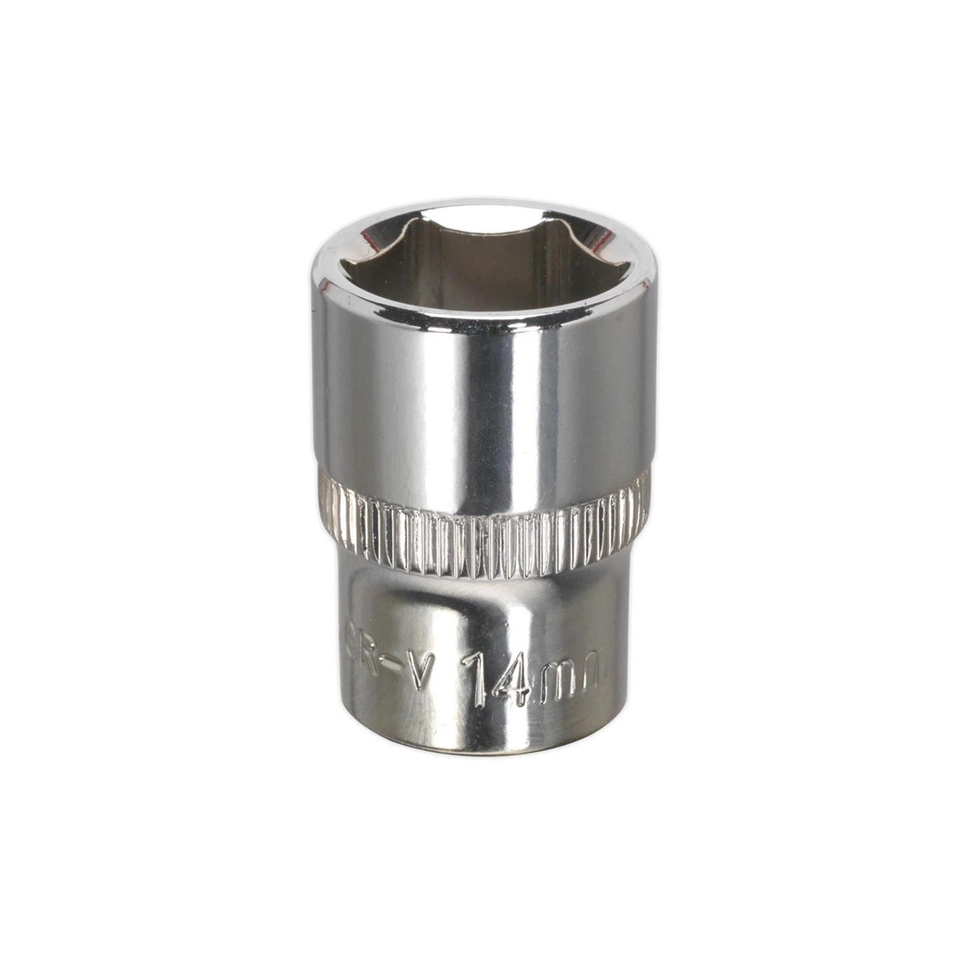 Sealey WallDrive Socket 14mm 3/8"Sq Drive Fully Polished