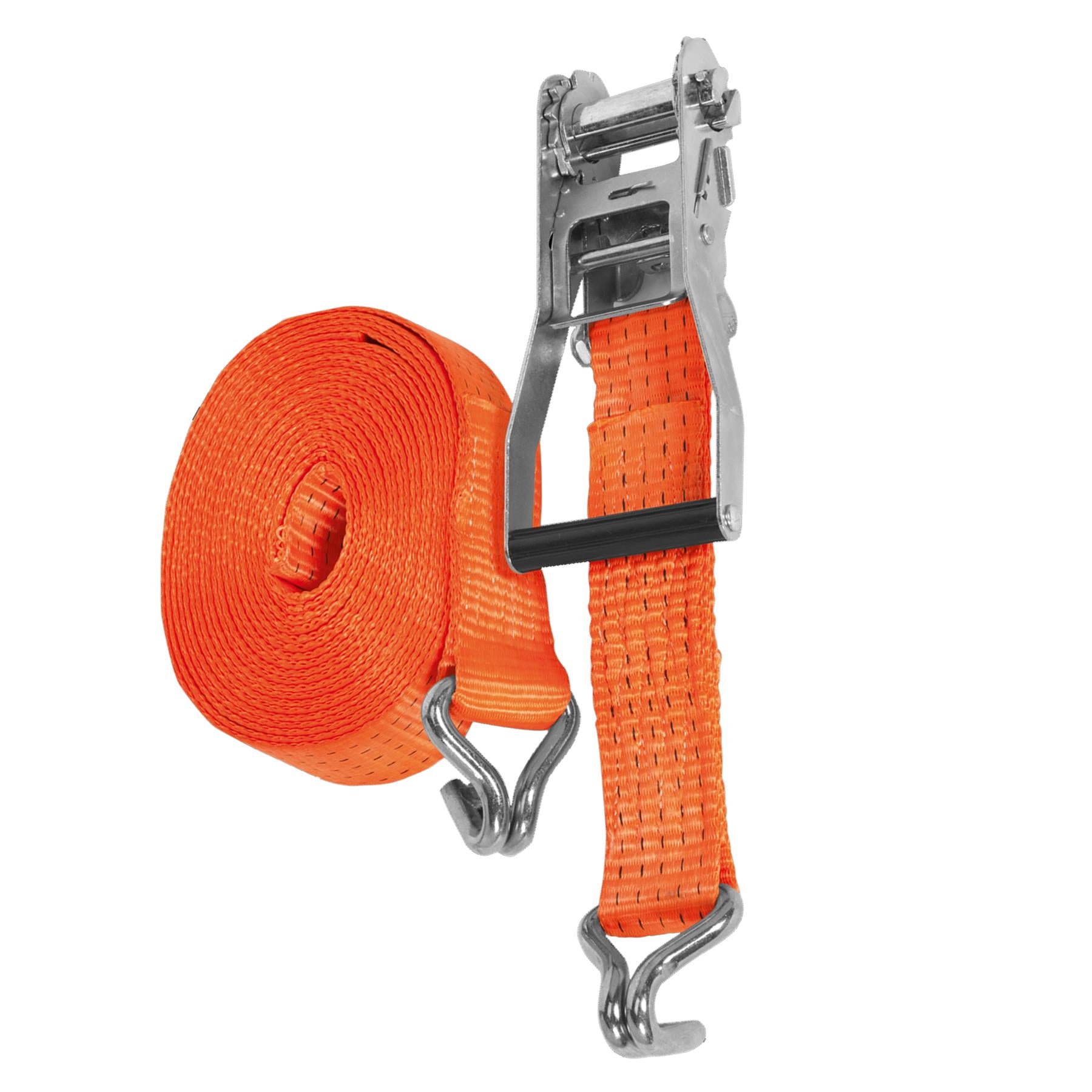 Sealey Ratchet Tie Down 50mm x 6m Polyester Webbing 5000kg Breaking Strength