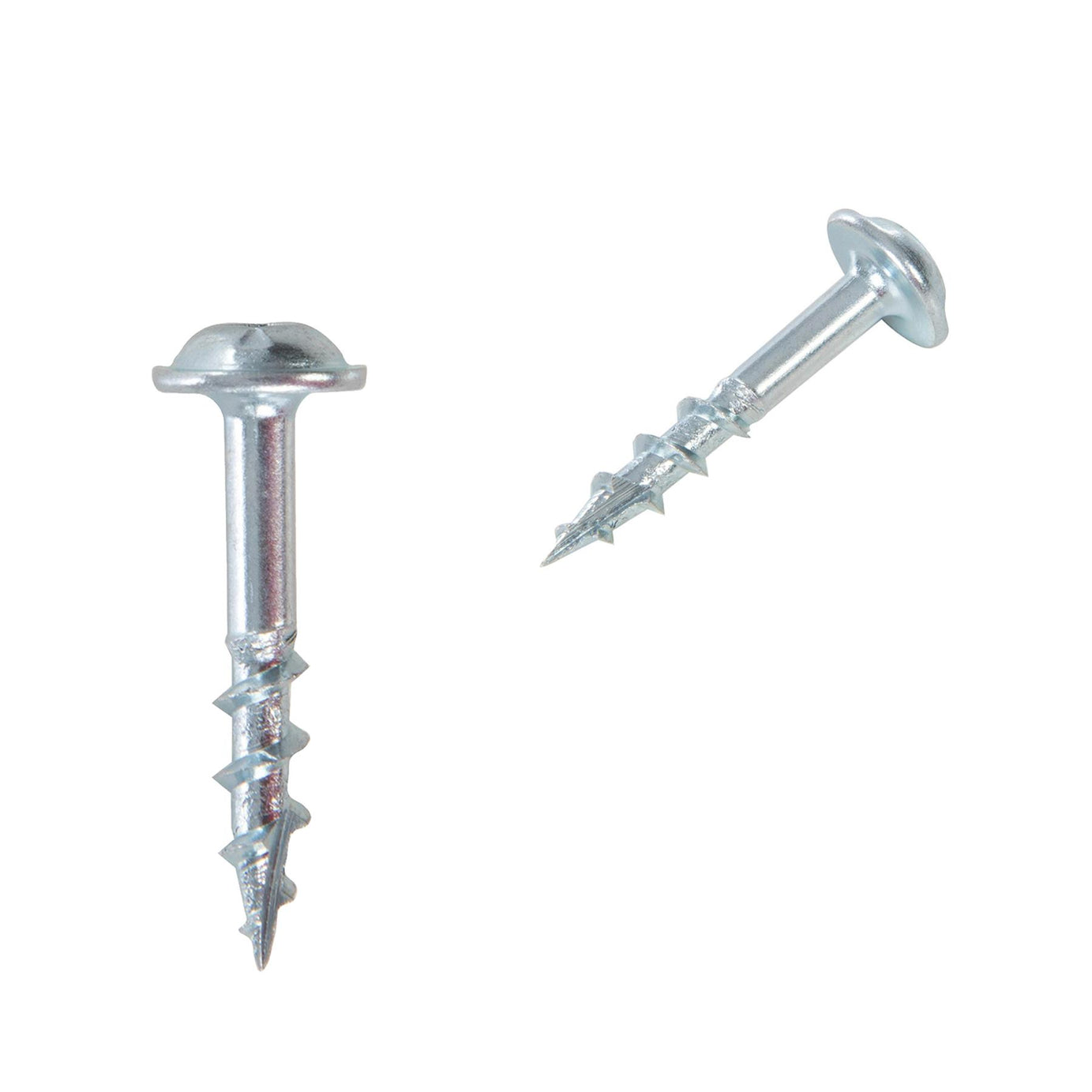 Zinc Pocket-Hole Screws Washer Head Coarse Thread Rust Resistant- 8 x 1" 500pk