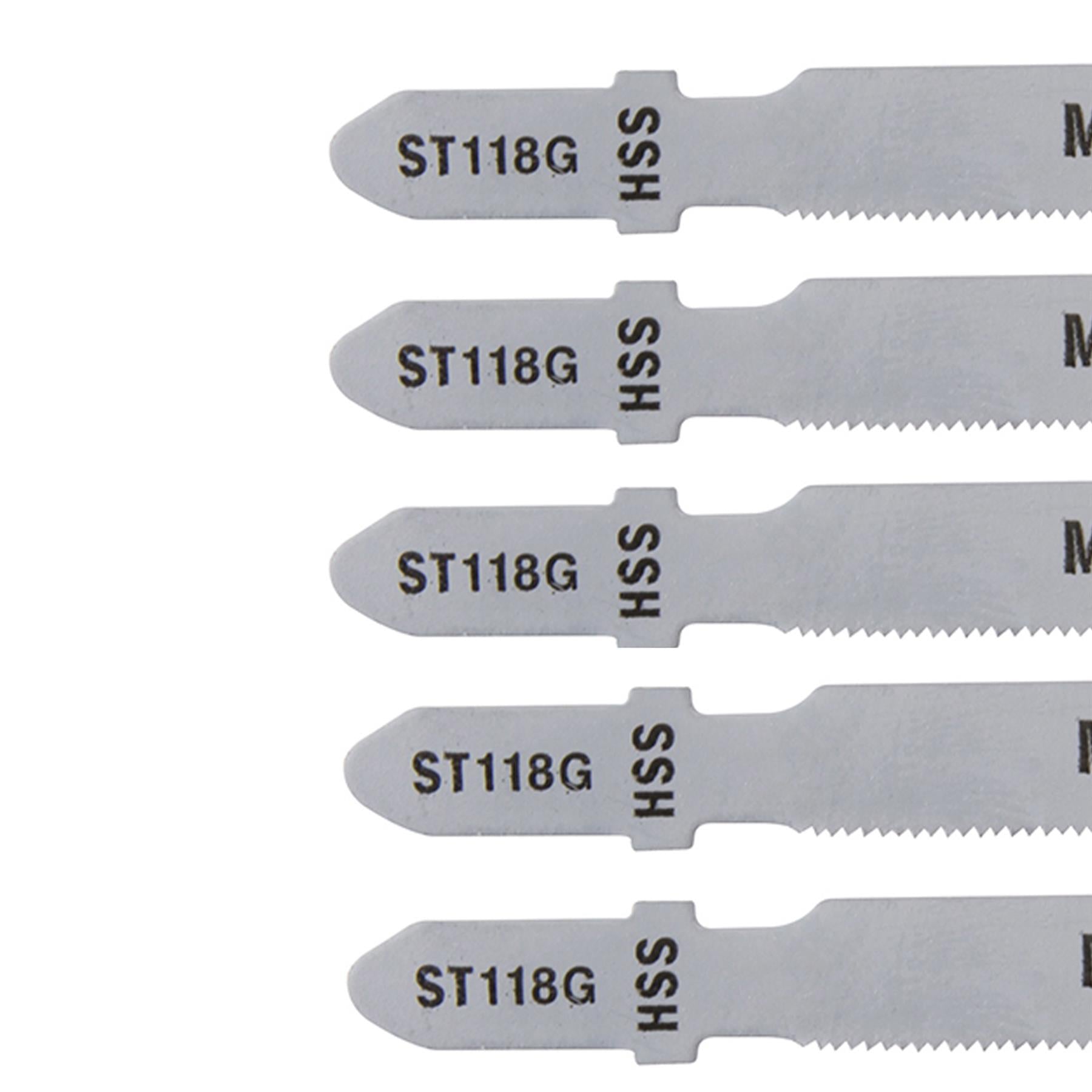 St118G 5 X Jigsaw Blade Blades Wood Cutting Softwood Pipes Profiles DIY St118G