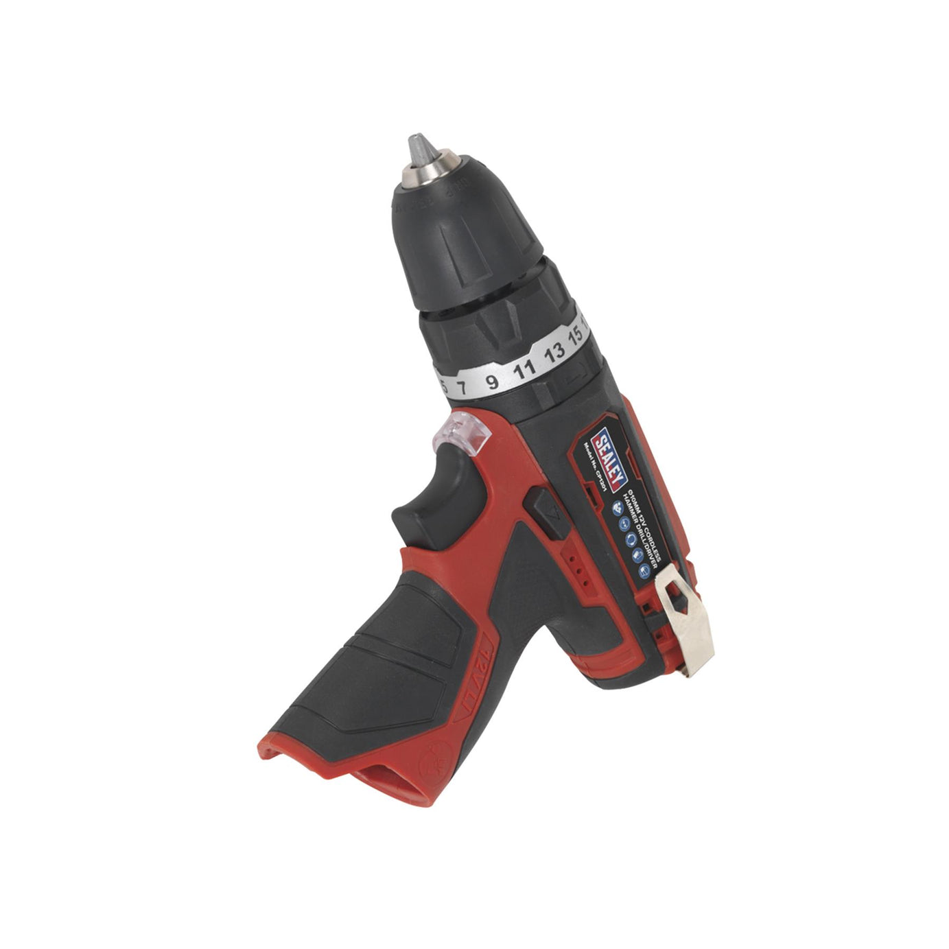 Sealey Cordless Hammer Drill/Driver Ø10mm 12V Lithium-ion - Body Only