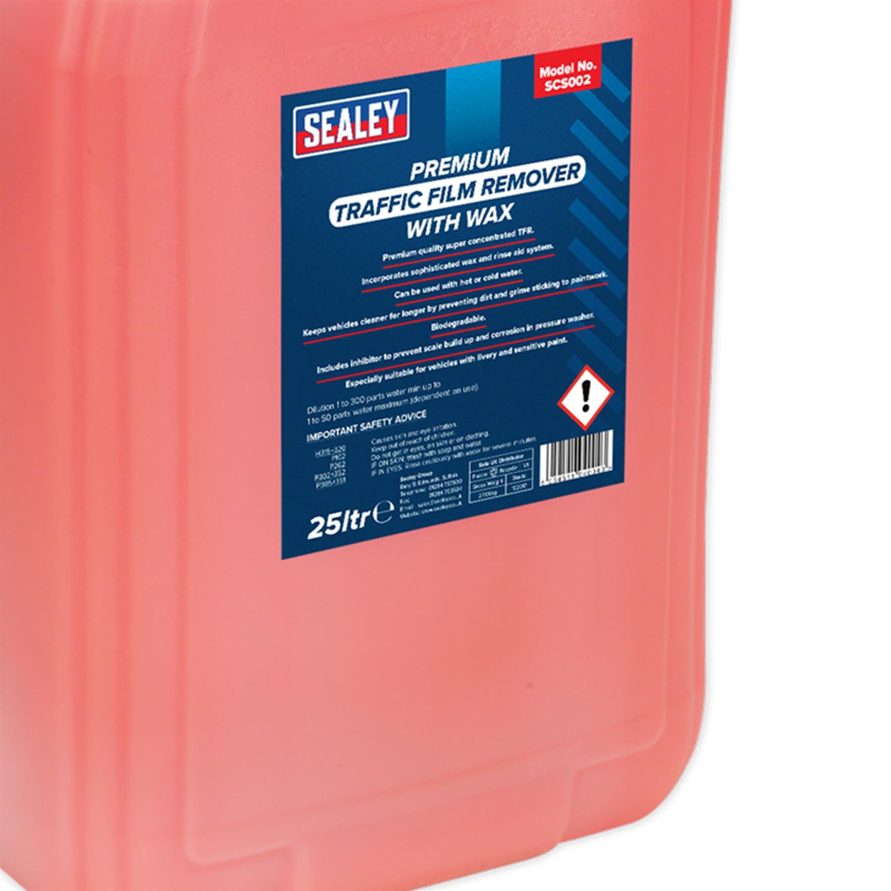 Sealey TFR Premium Detergent with Wax Concentrated 25L