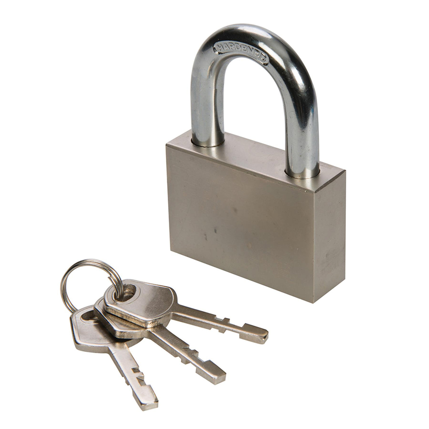 Heavy Duty Steel Padlock - 60mm Strong Home Office Travel Safety Security 3 Keys