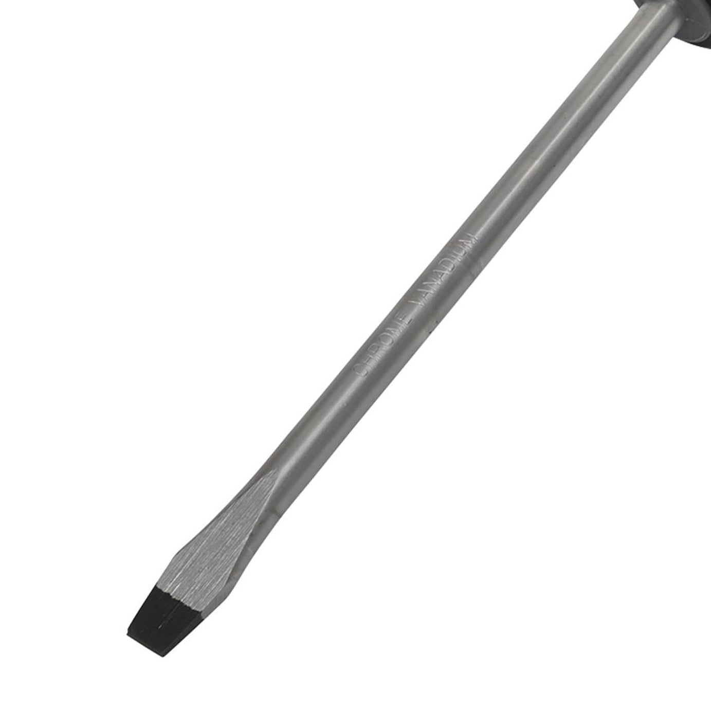 Sealey Screwdriver Slotted 8 x 150mm Flat Soft Grip Handle Magnetic GripMAX