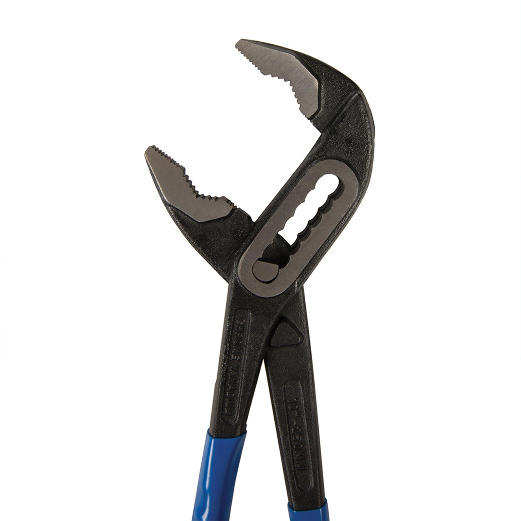 Plumbers Slim Jaw Waterpump Pipe Wrench Pliers Grips 15"