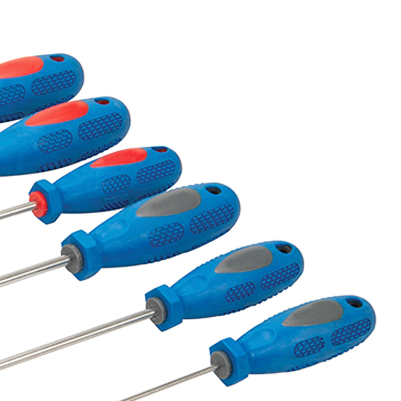 6Pce Extra-Long Screwdriver Set Chrome Vanadium Hardened & Tempered Blade