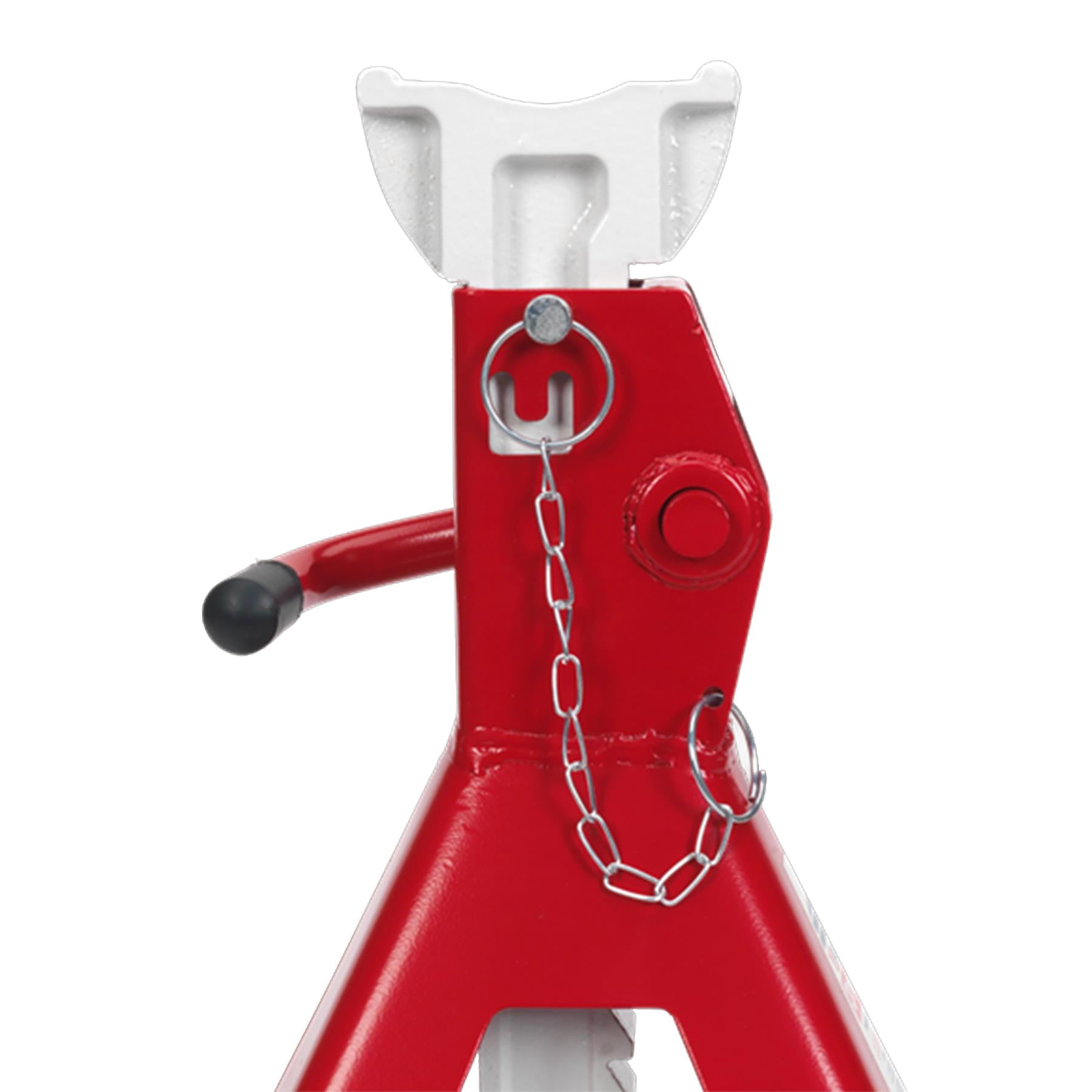 Sealey Pair Of 3 Tonne Axle Stands Lifting Capacity Per Stand Auto Rise Ratchet