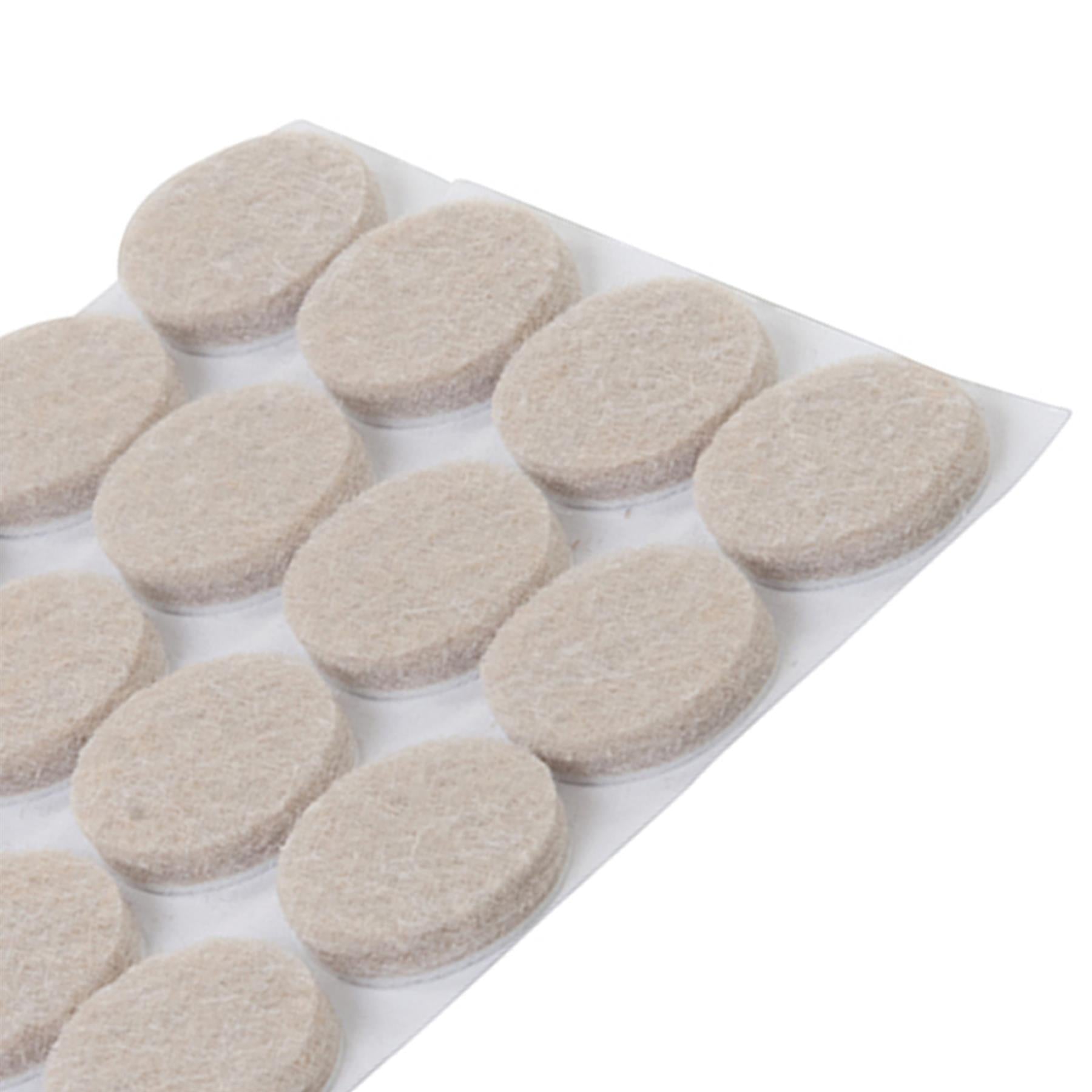24Pk Self Adhesive Felt Pads Protectors - 20mm Round Provides Smooth Protection
