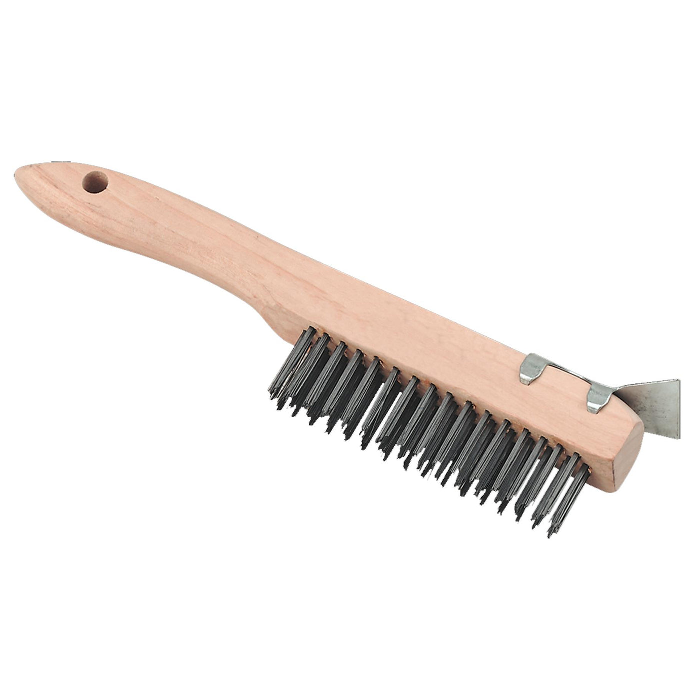 Wire Brush with Steel Fill & Scraper 260mm Sealey