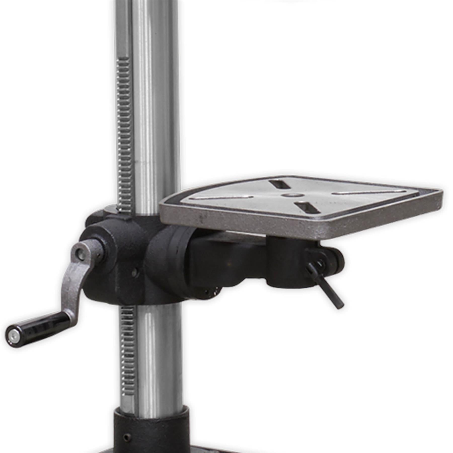 Sealey Pillar Drill Bench 16-Speed 1050mm Height 230V Garage Workshop DIY