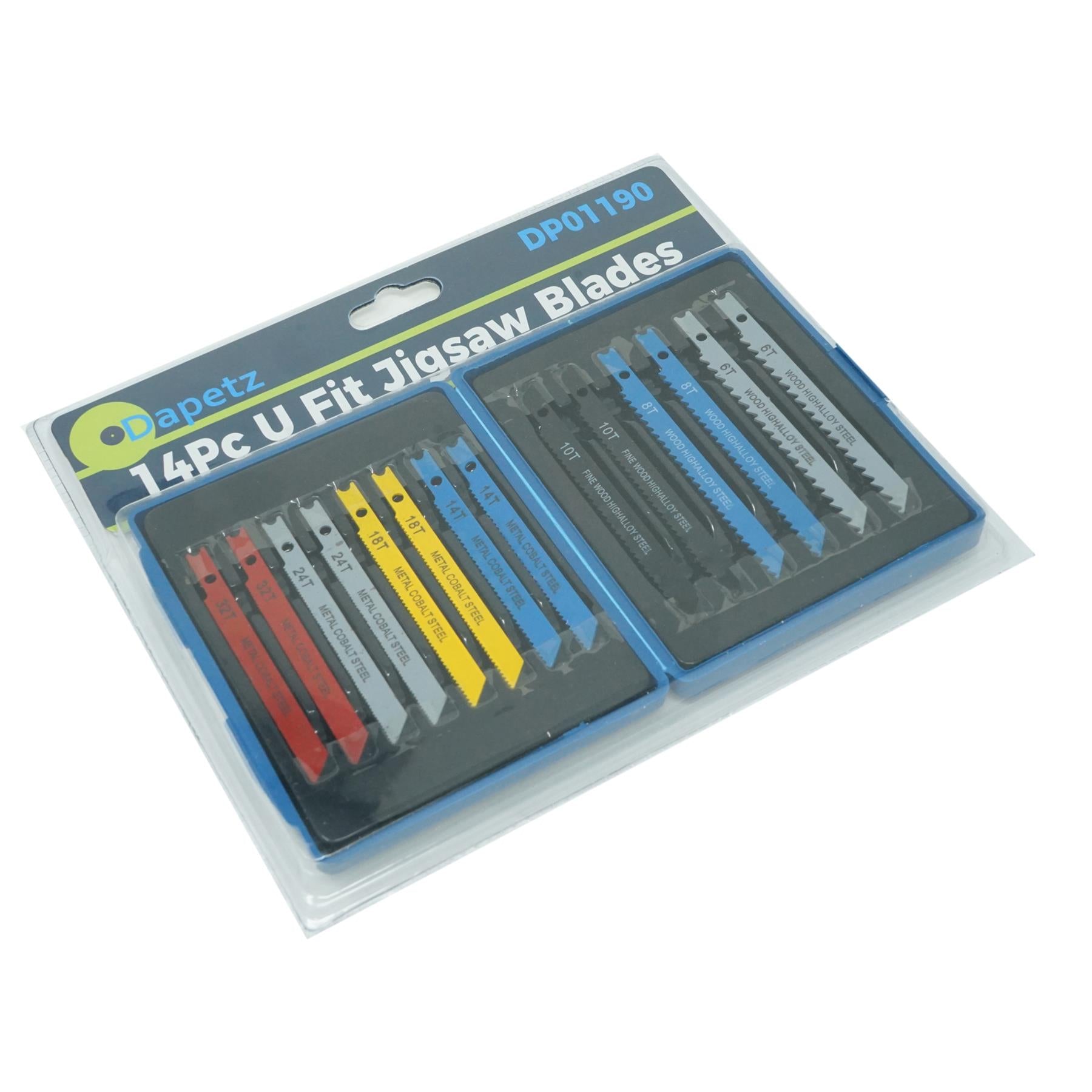 14pc Assorted Jigsaw Blade