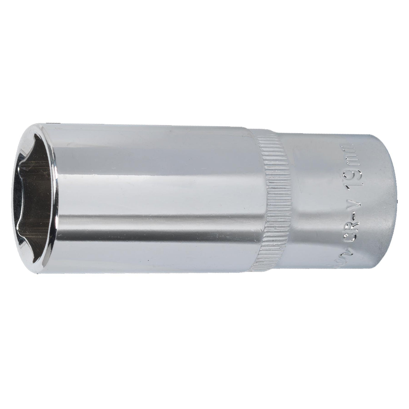 Sealey WallDrive Socket 19mm Deep 3/8"Sq Drive Fully Polished