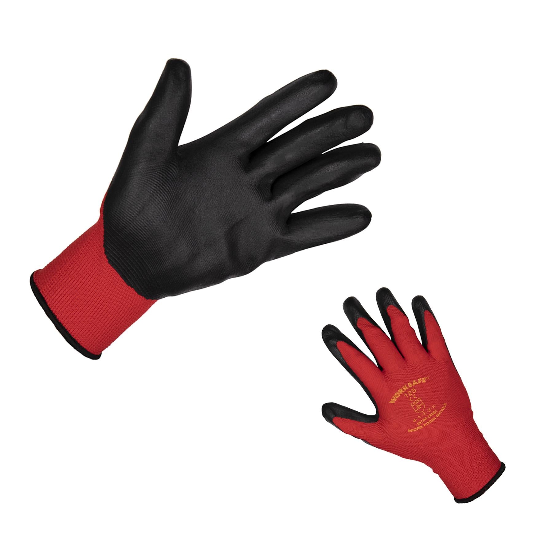 Sealey Flexi Grip Nitrile Palm Gloves (X-Large) - Pair
