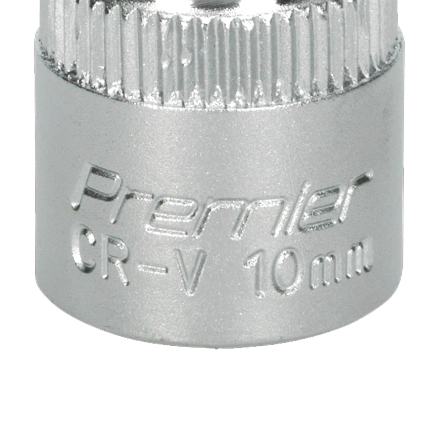 Sealey WallDrive Socket 10mm 3/8"Sq Drive Chrome Vanadium steel