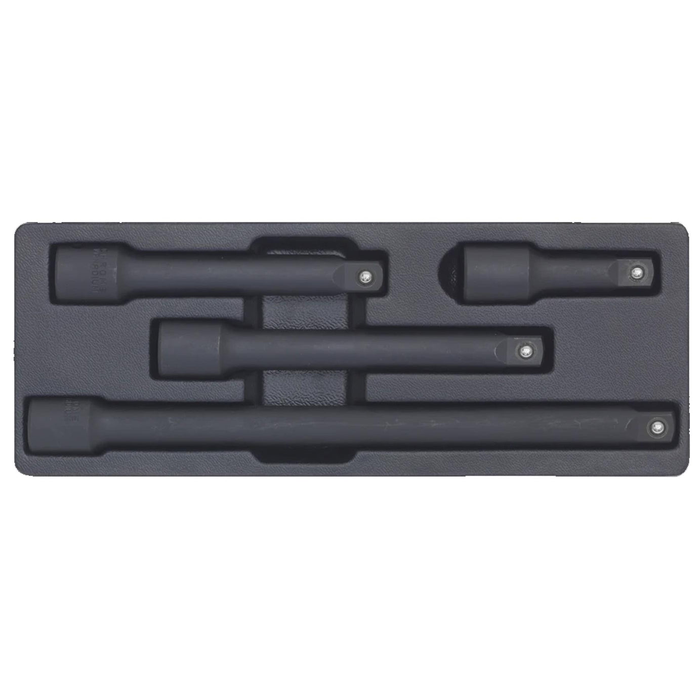 Sealey Impact Extension Bar Set 4pc 1/2"Sq Drive
