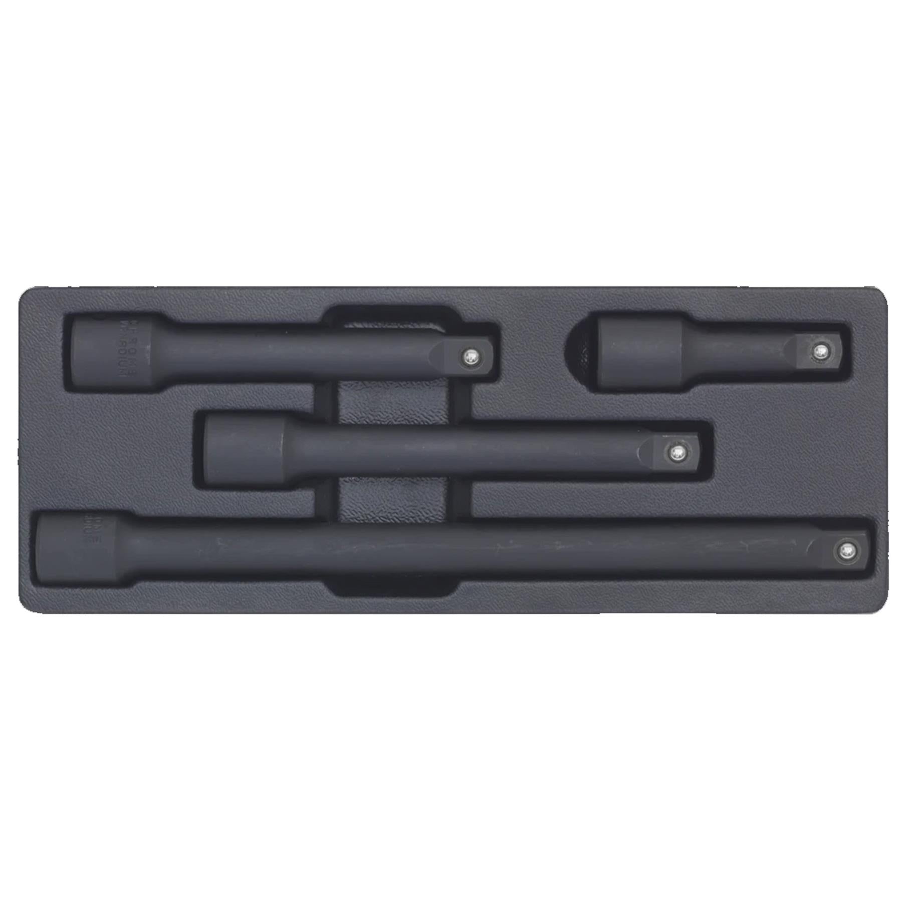 Sealey Impact Extension Bar Set 4pc 1/2"Sq Drive