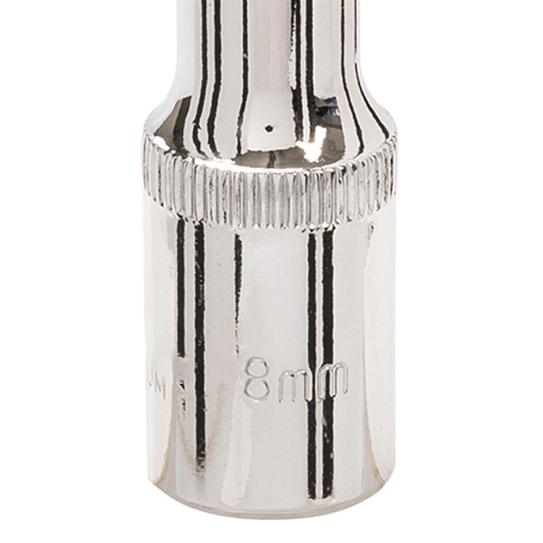 Deep Socket 3/8" Drive 6pt Metric 6 Point Hex Corrotion Resistant Socket 8mm