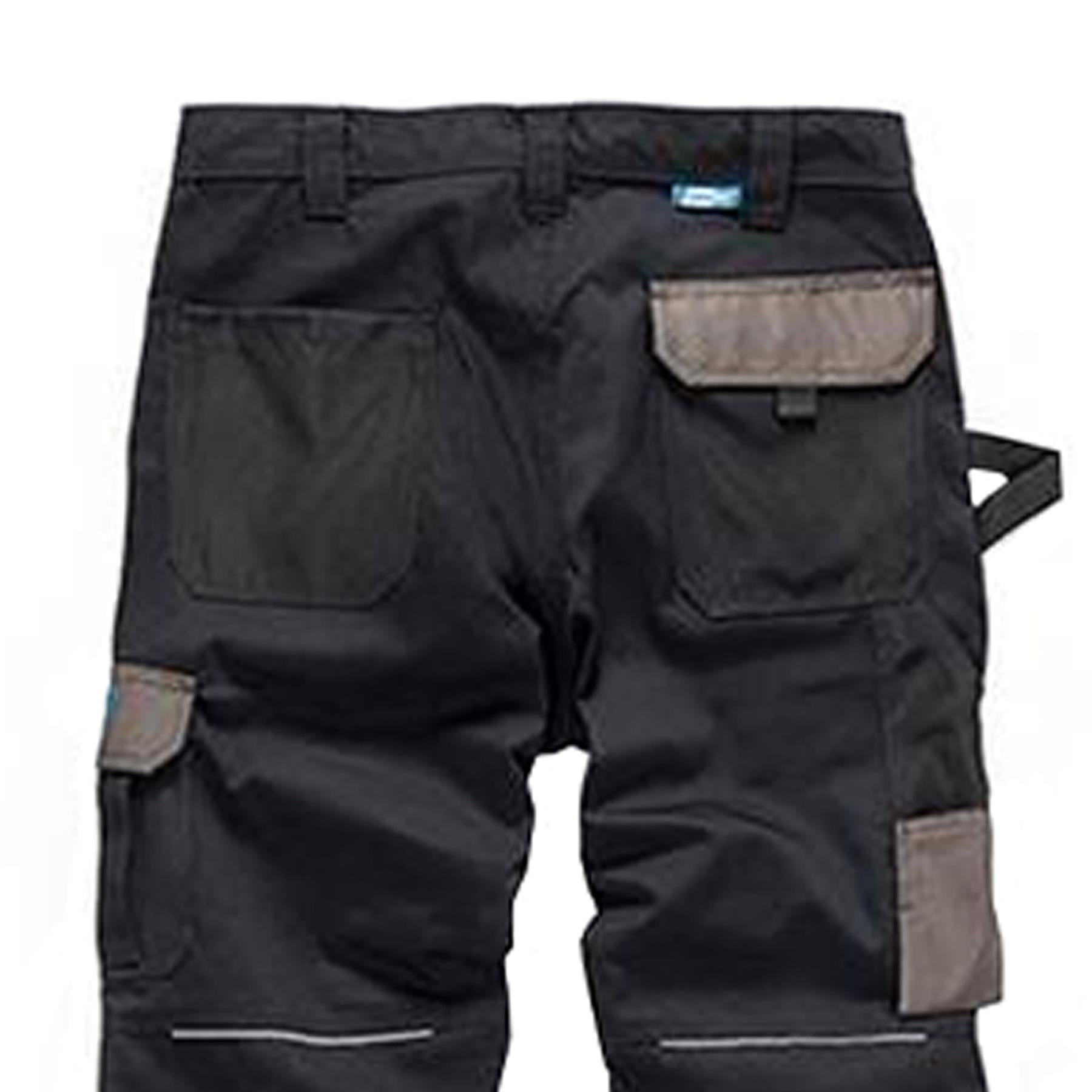 Tough Grit Holster Work Trouser Trade Flex Holster Trouser Black 40L