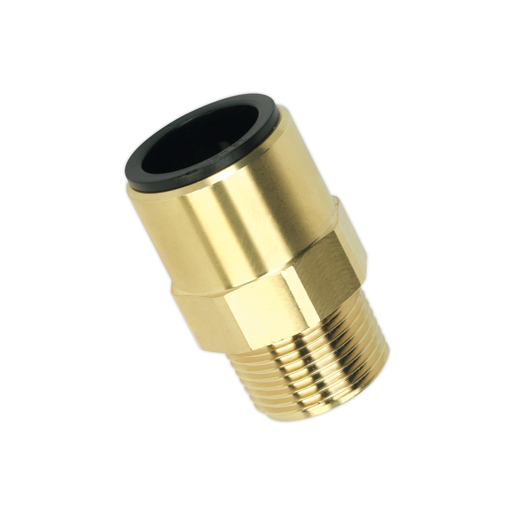 Sealey Straight Adaptor 22mmx3/4"BSPT Brass (Speedfit - MM012206N)
