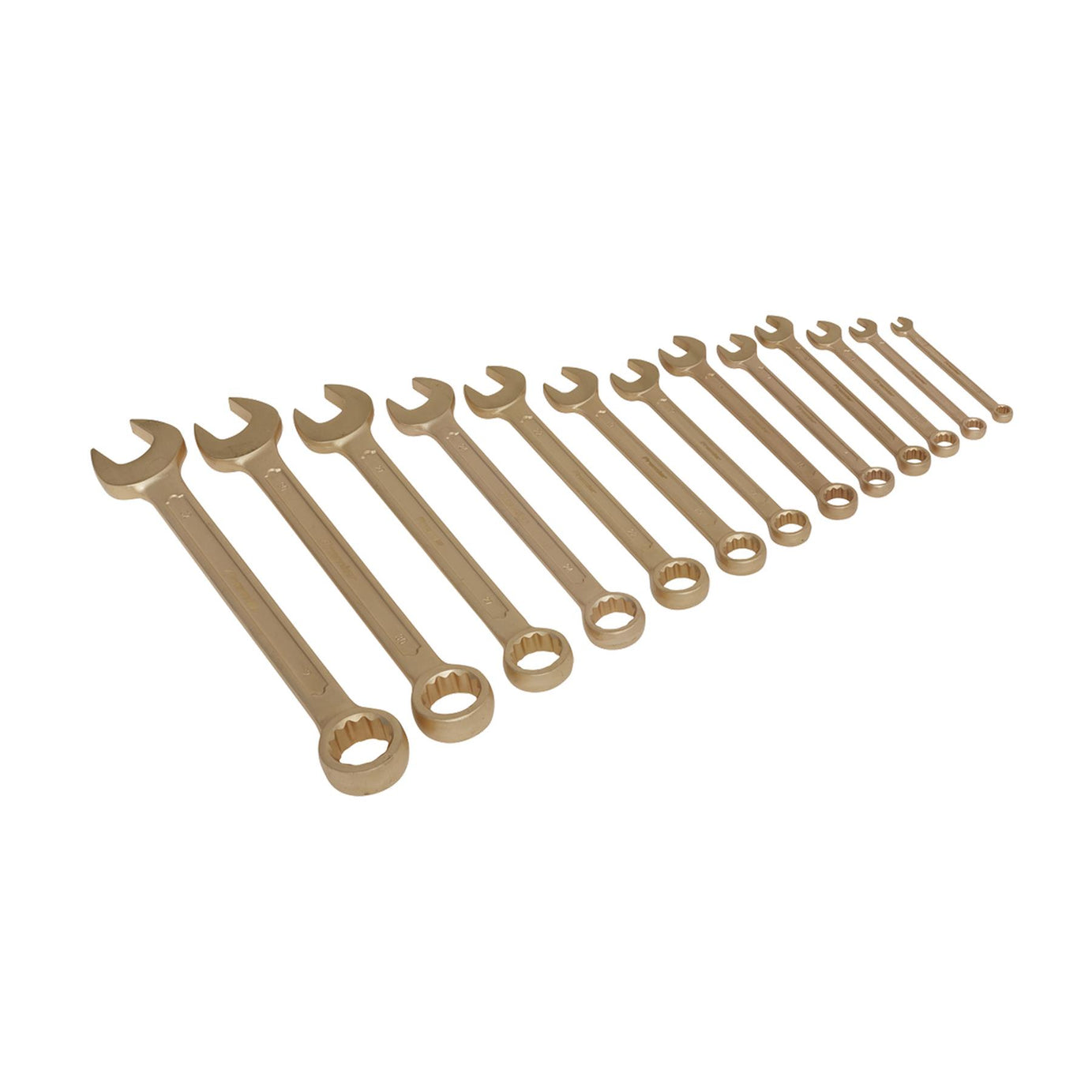 Sealey Combination Spanner Set 13pc 8-32mm - Non-Sparking