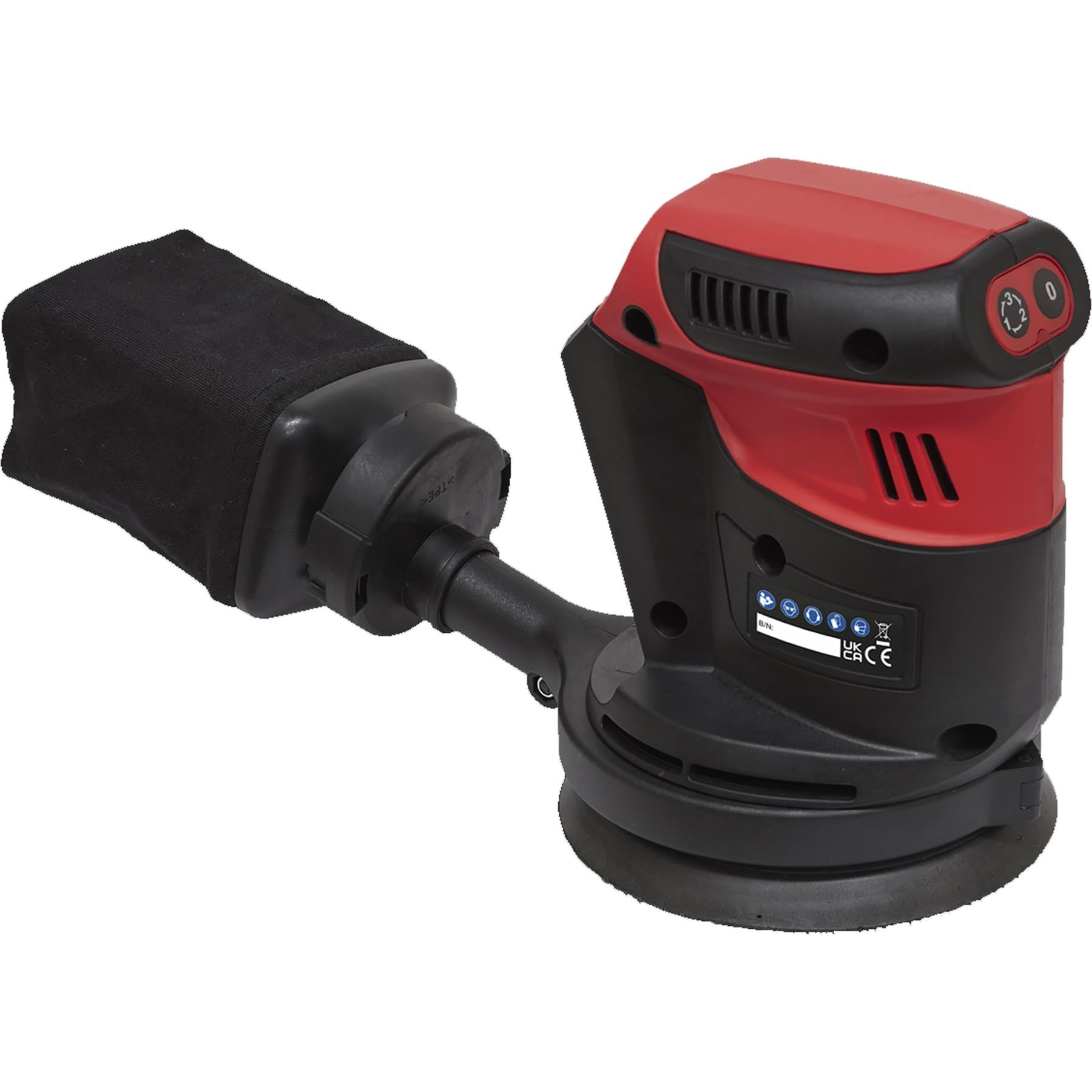 Sealey Orbital Palm Sander 20V 125mm - Body Only