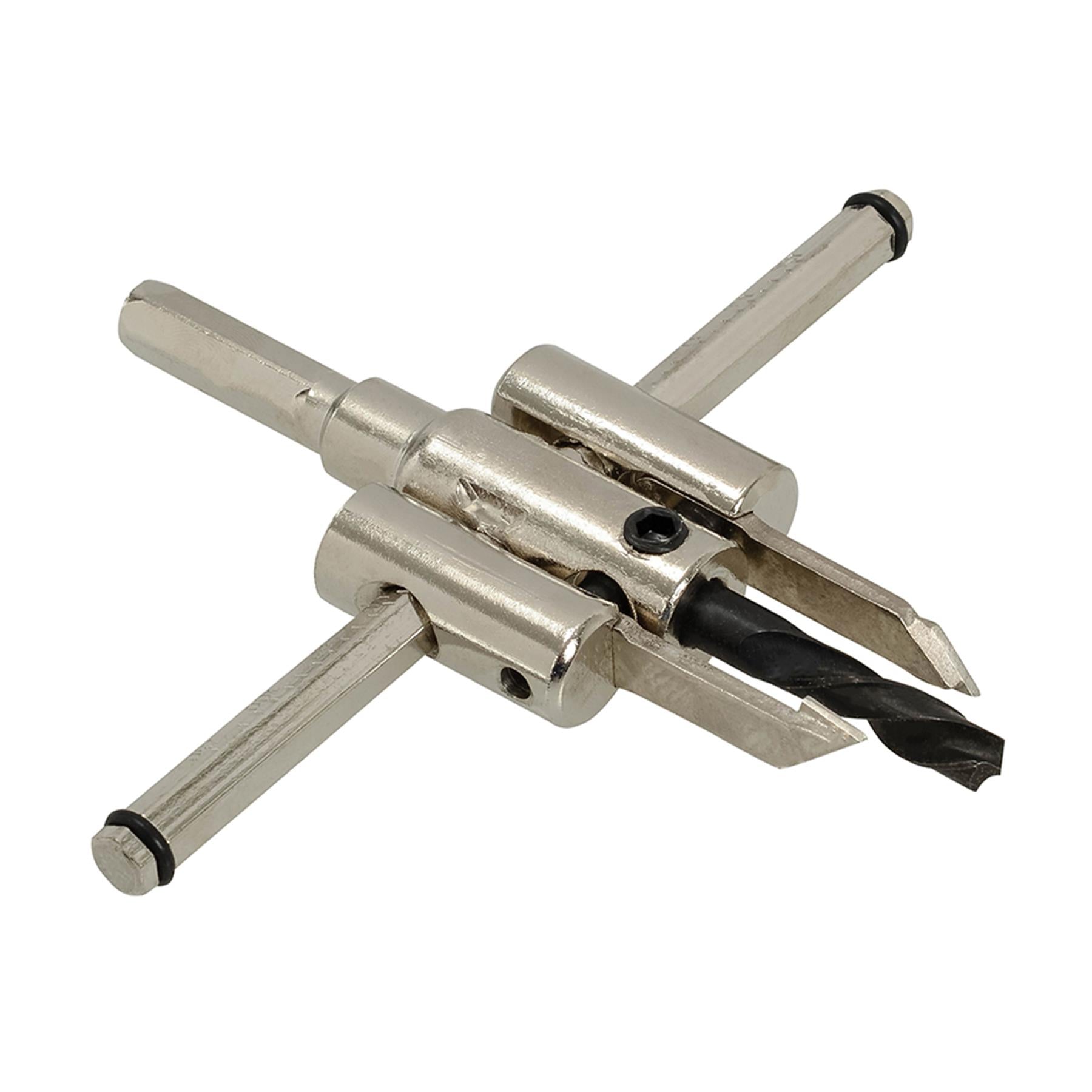 Adjustable Hole Cutter 30 - 120mm Cuts Holes Quickly And Easily Brand New