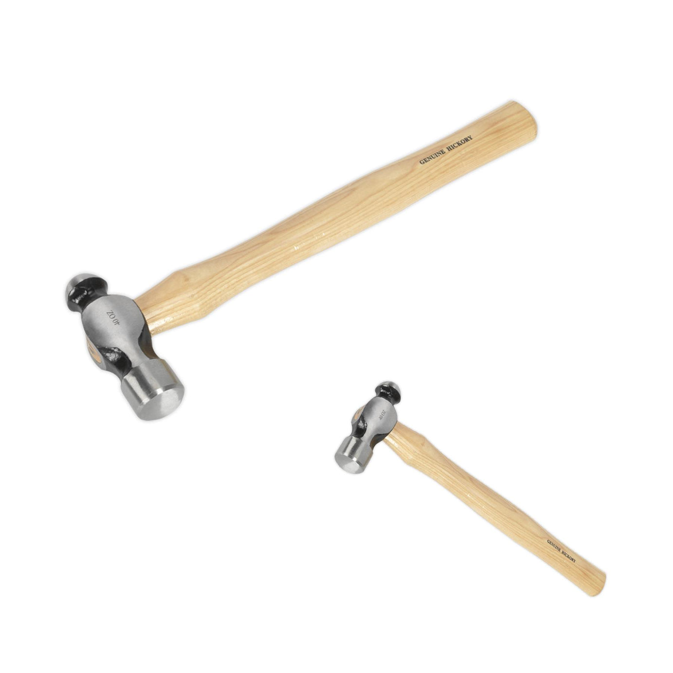 Sealey Ball Pein Hammer 2.5lb Hickory Shaft