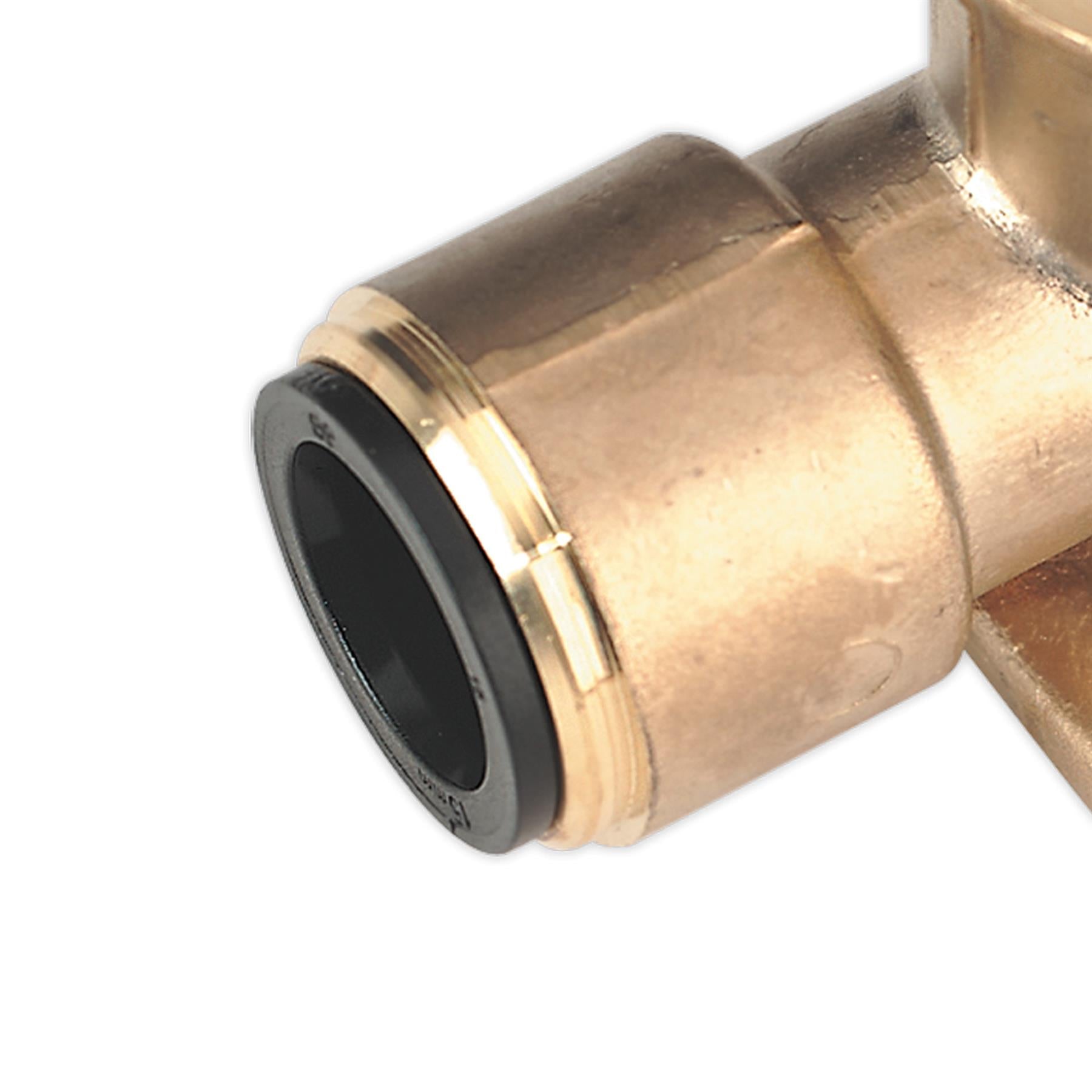 Sealey Wingback Elbow 15mmx1/2"BSP Brass (Speedfit - PM15WB)
