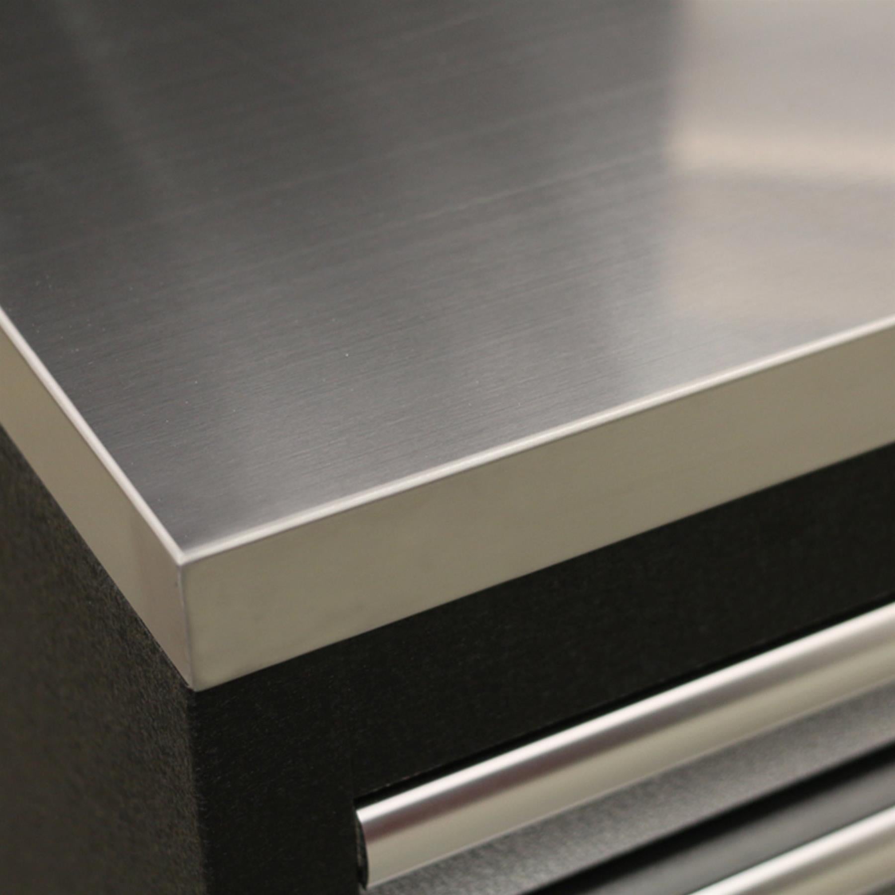 Sealey Stainless Steel Worktop  Base cabinets 2040mm APMS50SSC