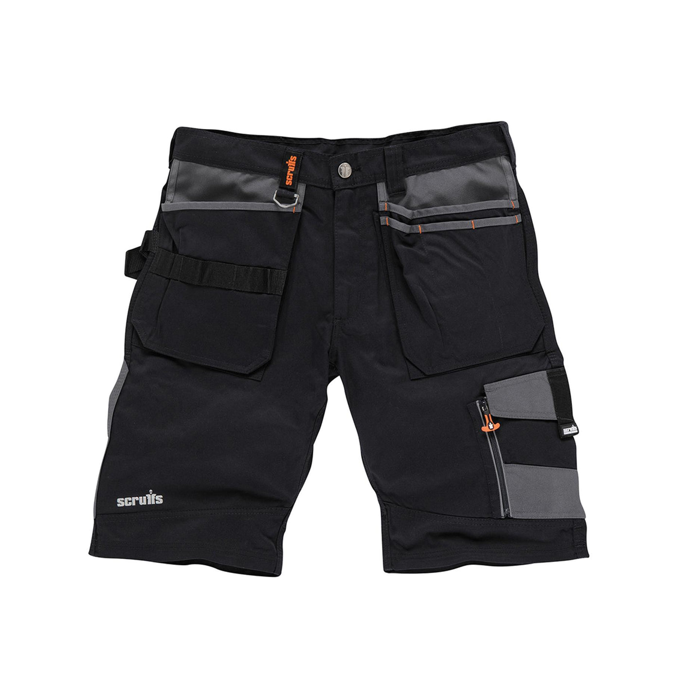Trade Short Black Size 40" W Ykk Zipped Fly. 65% Polyester, 35% Cotton, 250gsm.
