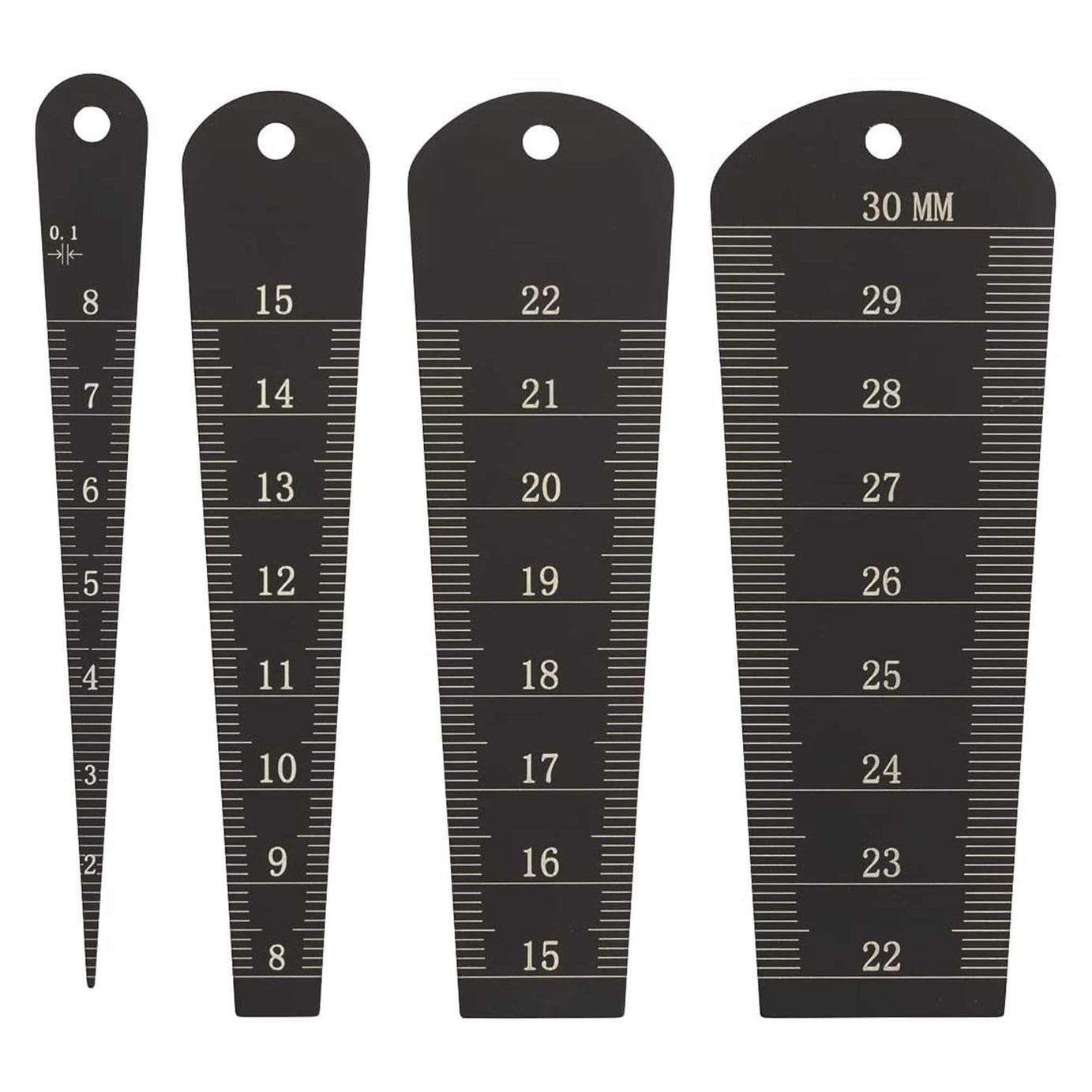 Sealey 1-30mm 4pc Taper Bore Gauge