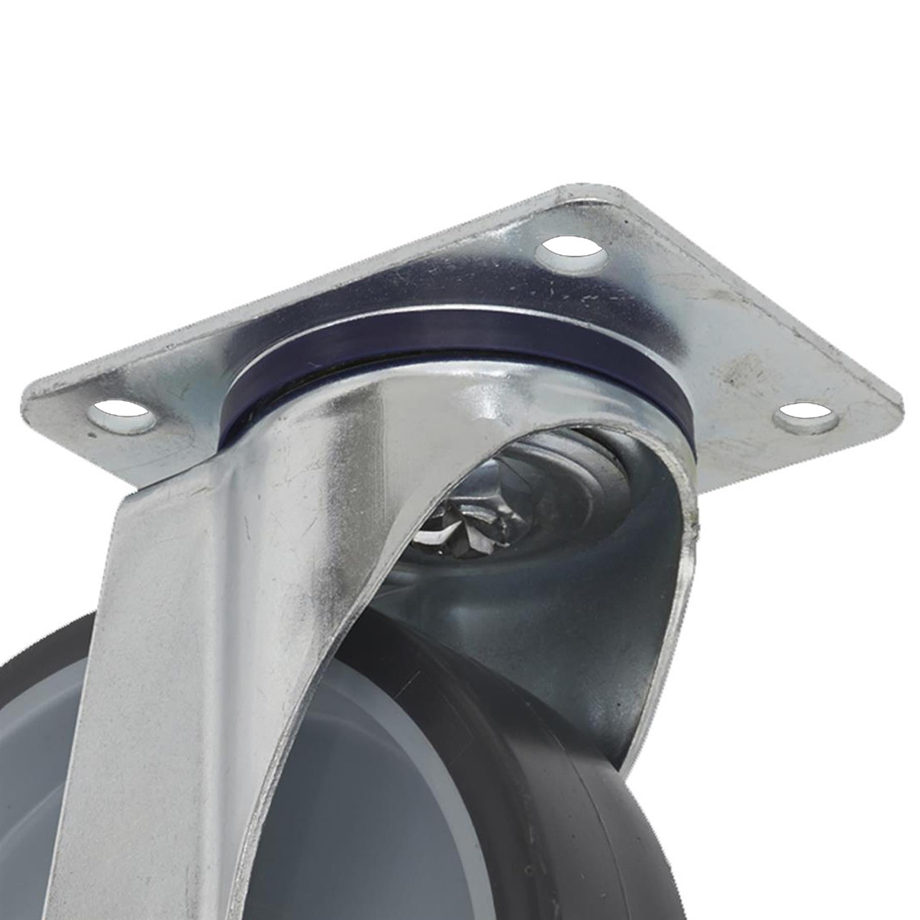 Sealey Medium-Duty Thermoplastic Swivel Castor Wheel 75mm
