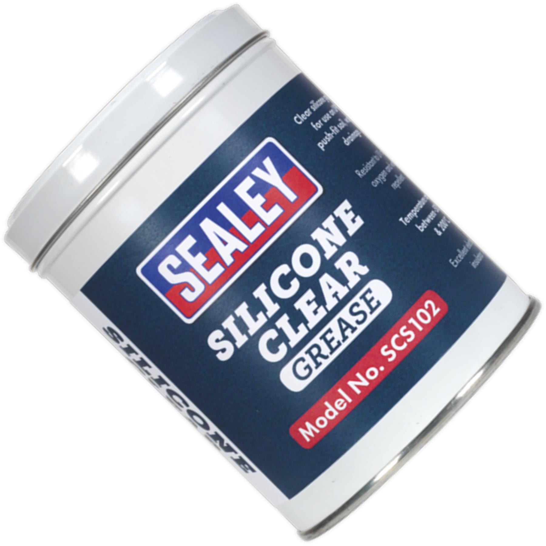 Sealey Silicone Clear Grease 500g Tin