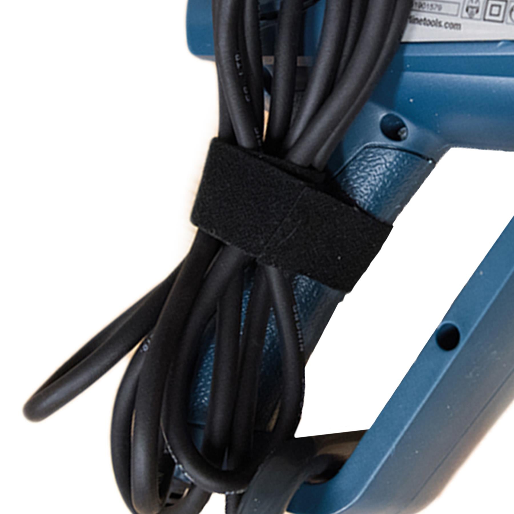 Hook and Loop 450mm Black Nylon strap strapping Cable Ties with buckle Band luggage Strap
