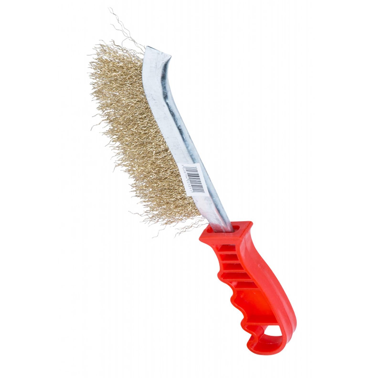 Hand Scratch Copper Wire Brush Good Grip Handle Paint Dirt Rust Bluespot