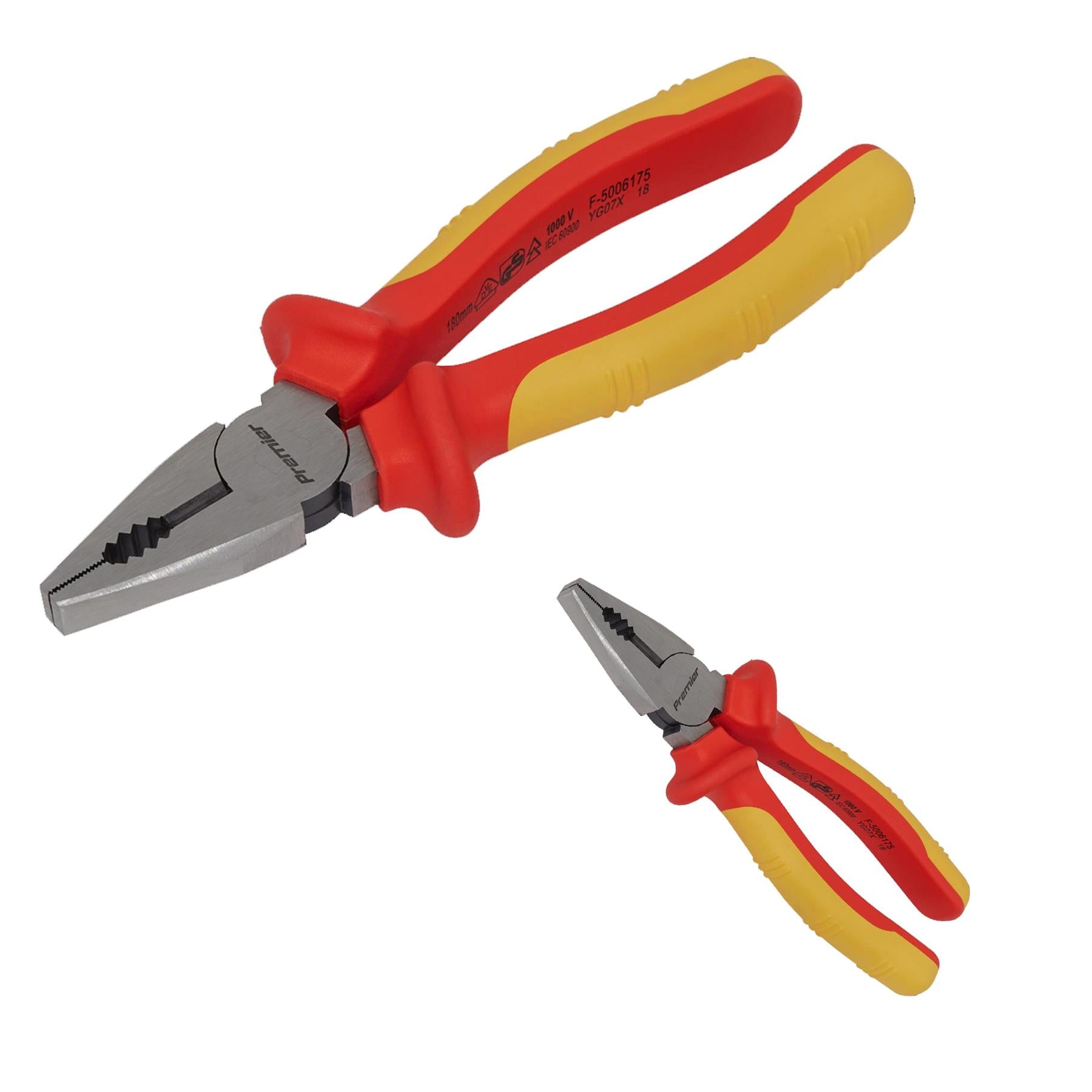 Sealey Combination Pliers 175mm VDE Approved