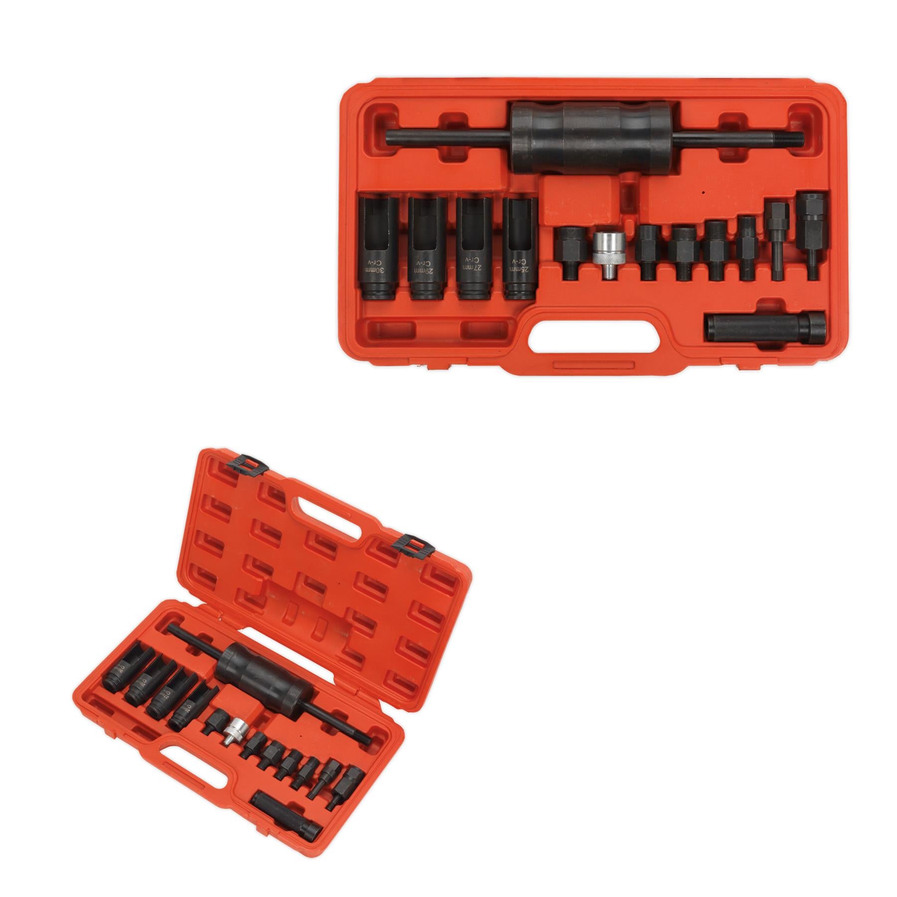 Sealey Diesel Injector Puller Set 14pc Fast & Safe Removal  Storage Case